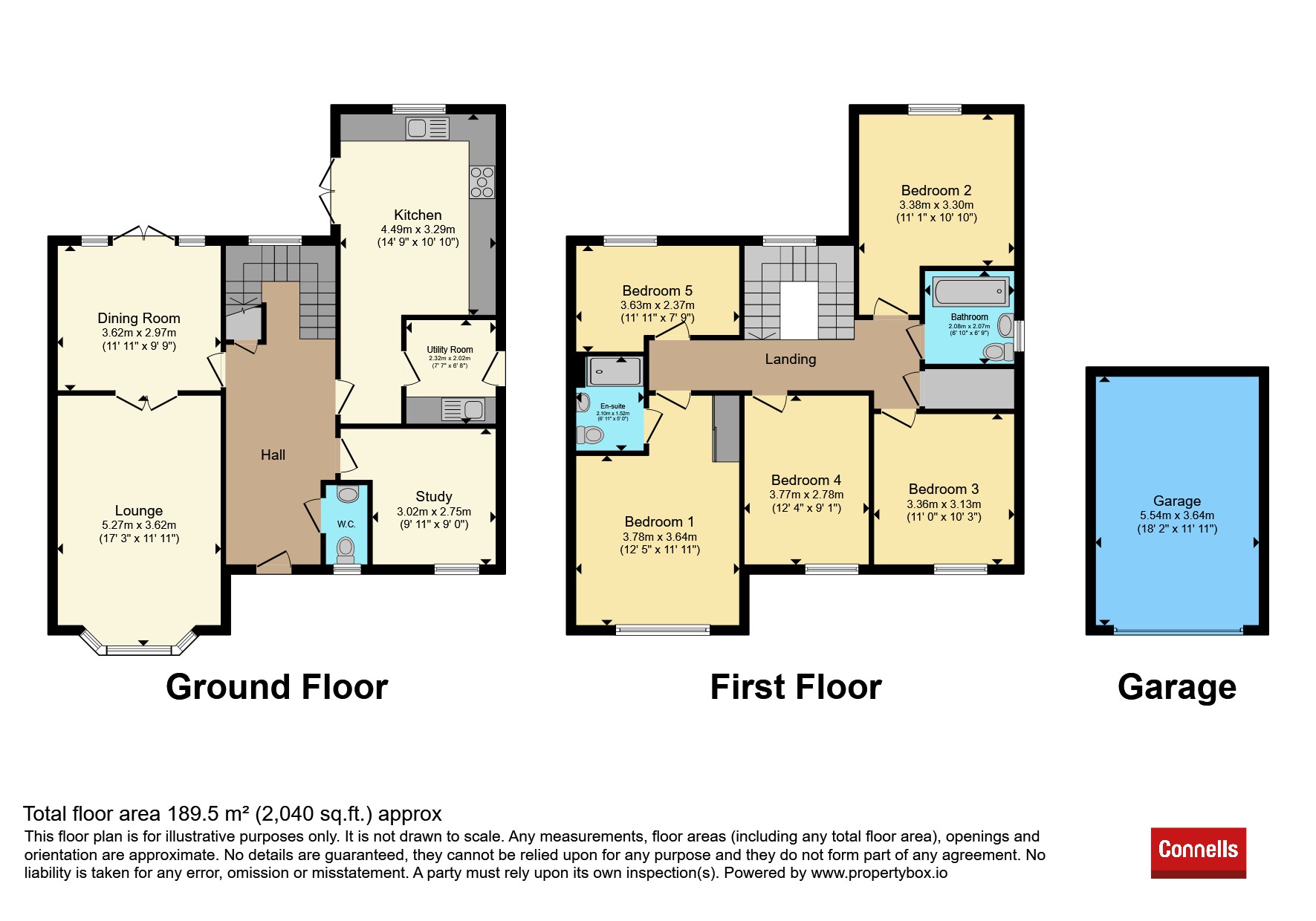 23, Elgar Avenue, WHITSTABLE floorplan
