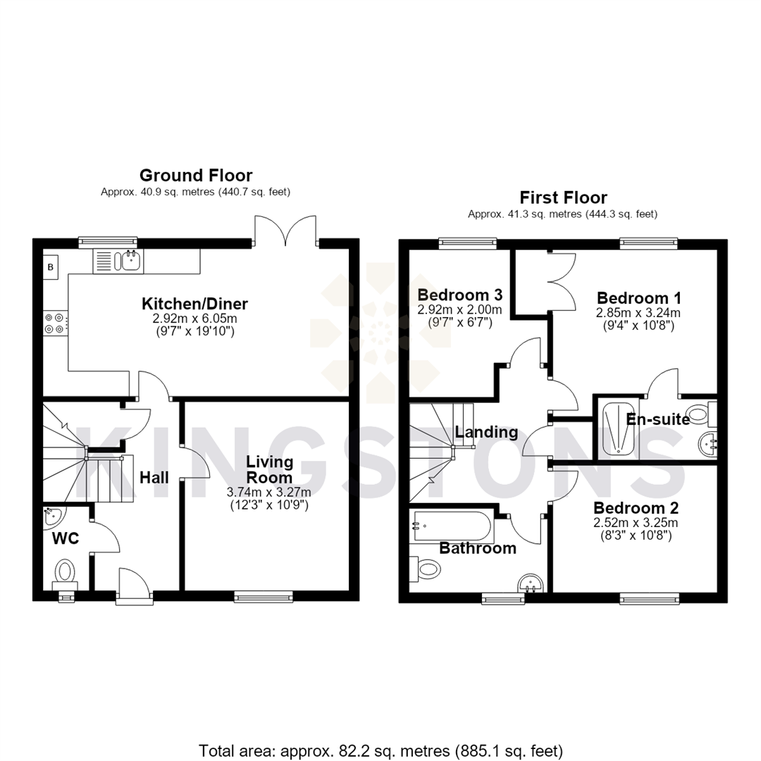 72, Skylark Road, Melksham floorplan