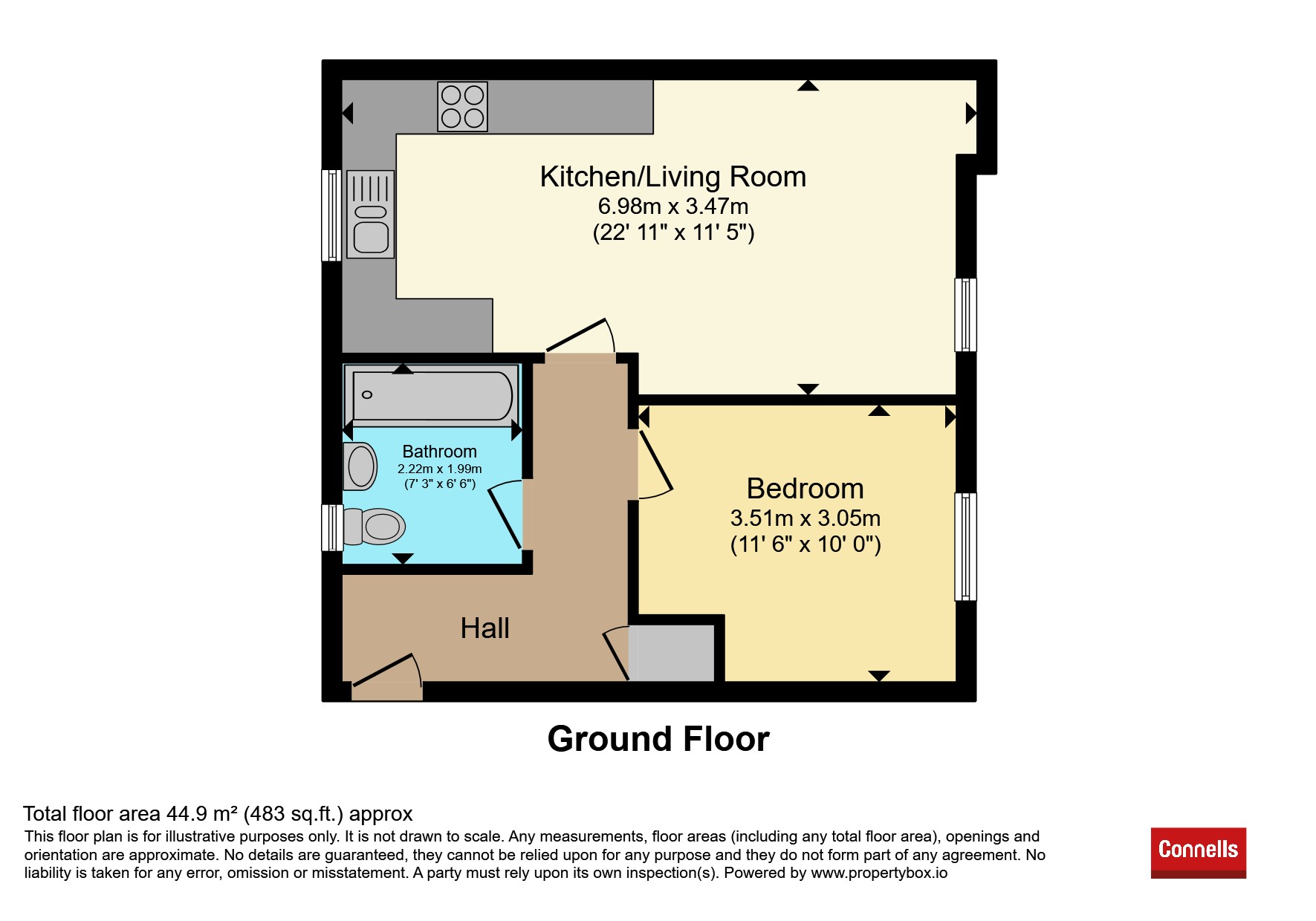 44c, Harebell Road, Bristol floorplan