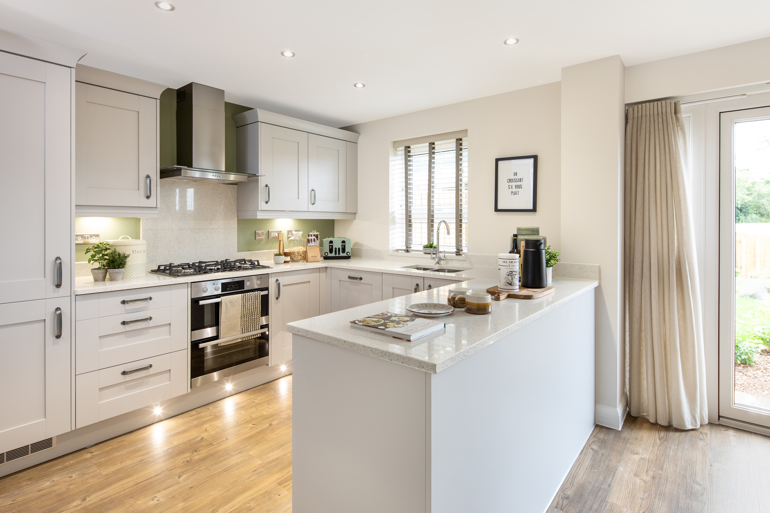 Property 2 of 9. Open Plan Kitchen In The Radleigh 4 Bedroom Home