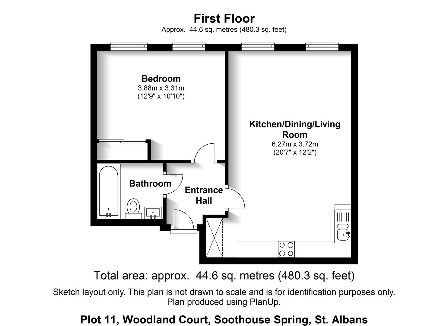 14, Woodland Court, St Albans floorplan