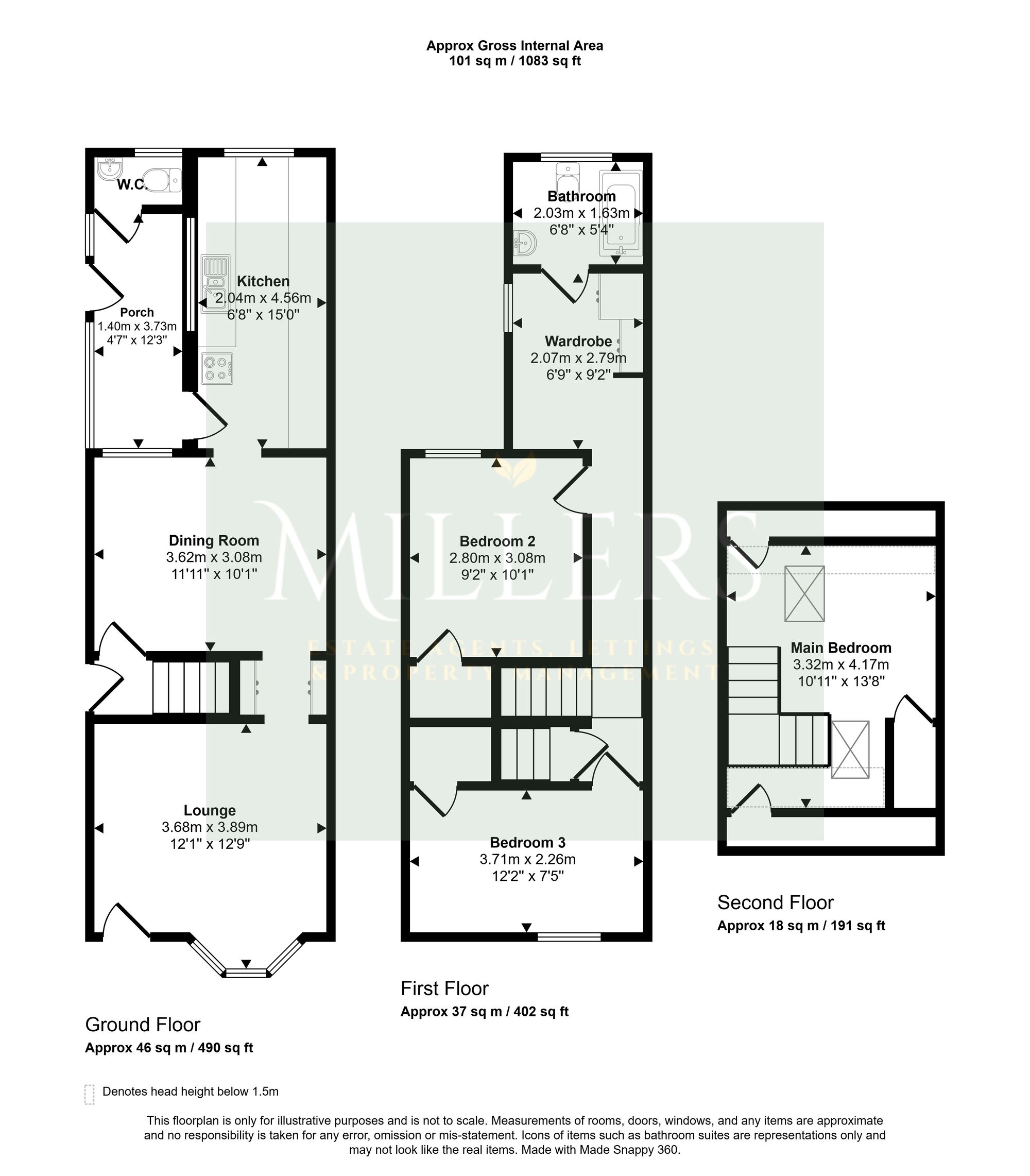 68 Central Road, Cromer floorplan