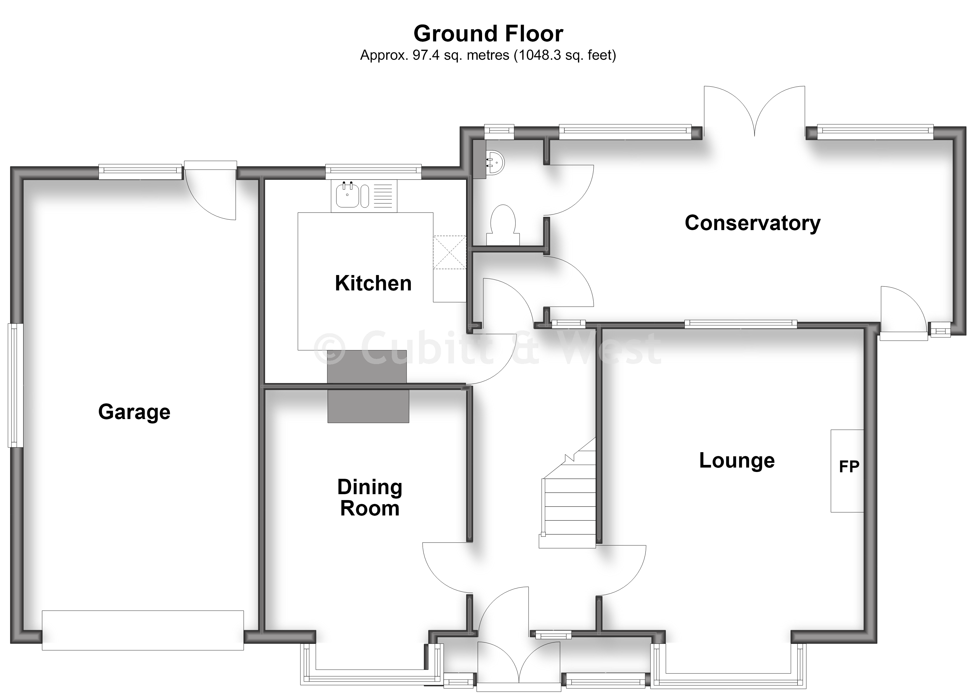 13, London Road, Waterlooville floorplan