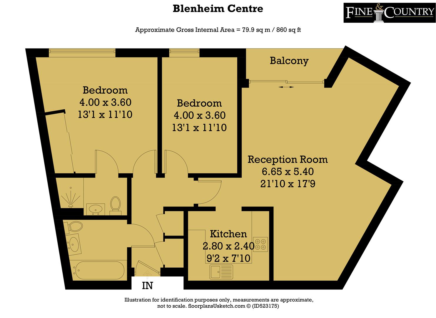 2 Bedrooms Flat for sale in The Blenheim Centre, Prince Regent Road, Hounslow TW3