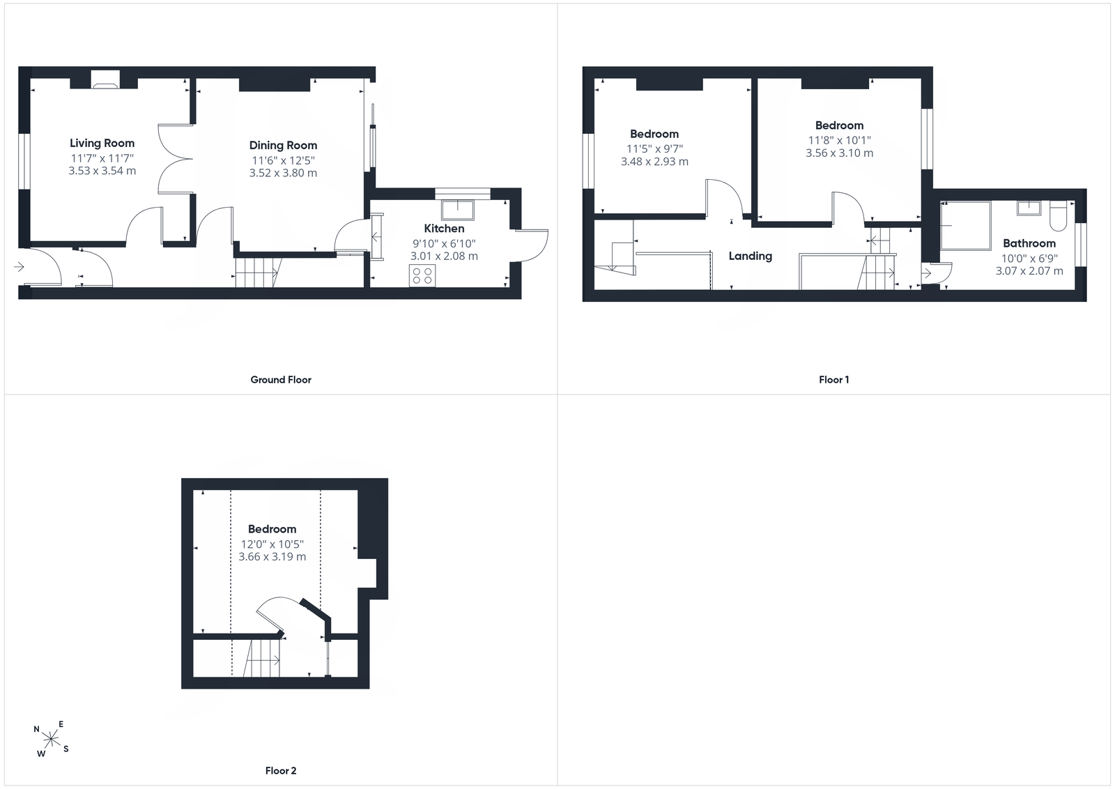 78, Newland Road, Worthing floorplan