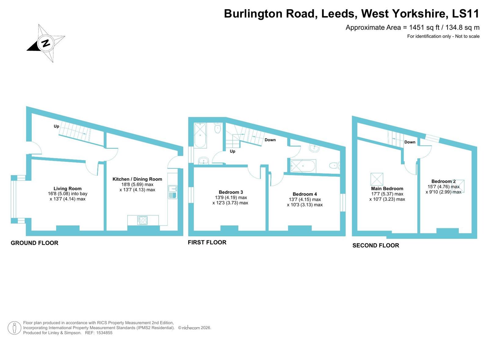 Burlington Road, West Yorkshire floorplan