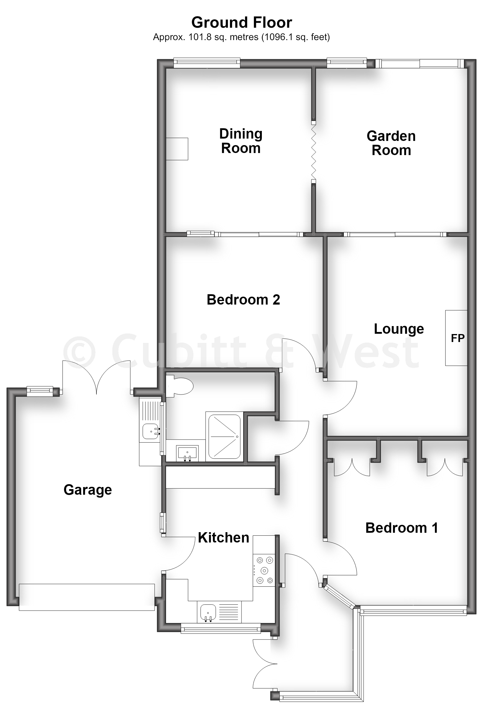 41, Cliff Gardens, Telscombe Cliffs floorplan