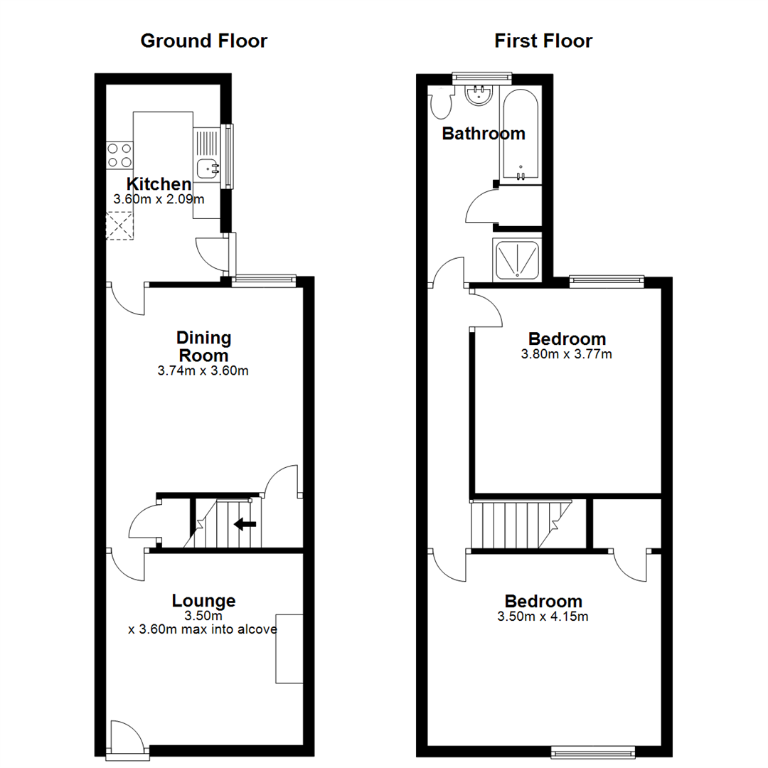 2 Bedrooms Terraced house for sale in Fife Street, Nuneaton CV11