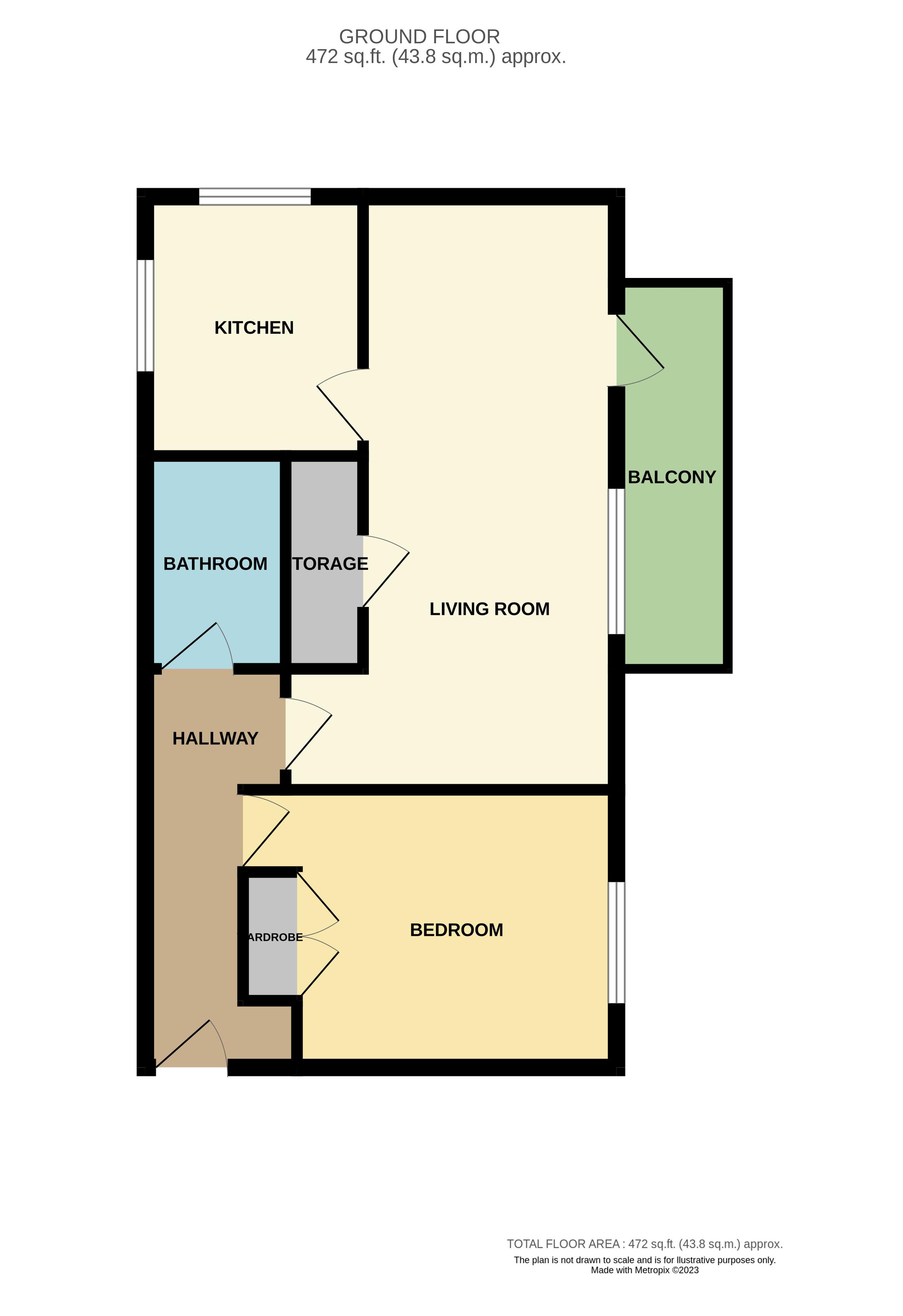 Southcrest Gardens, Southcrest, Redditch B97, 1 bedroom flat for sale