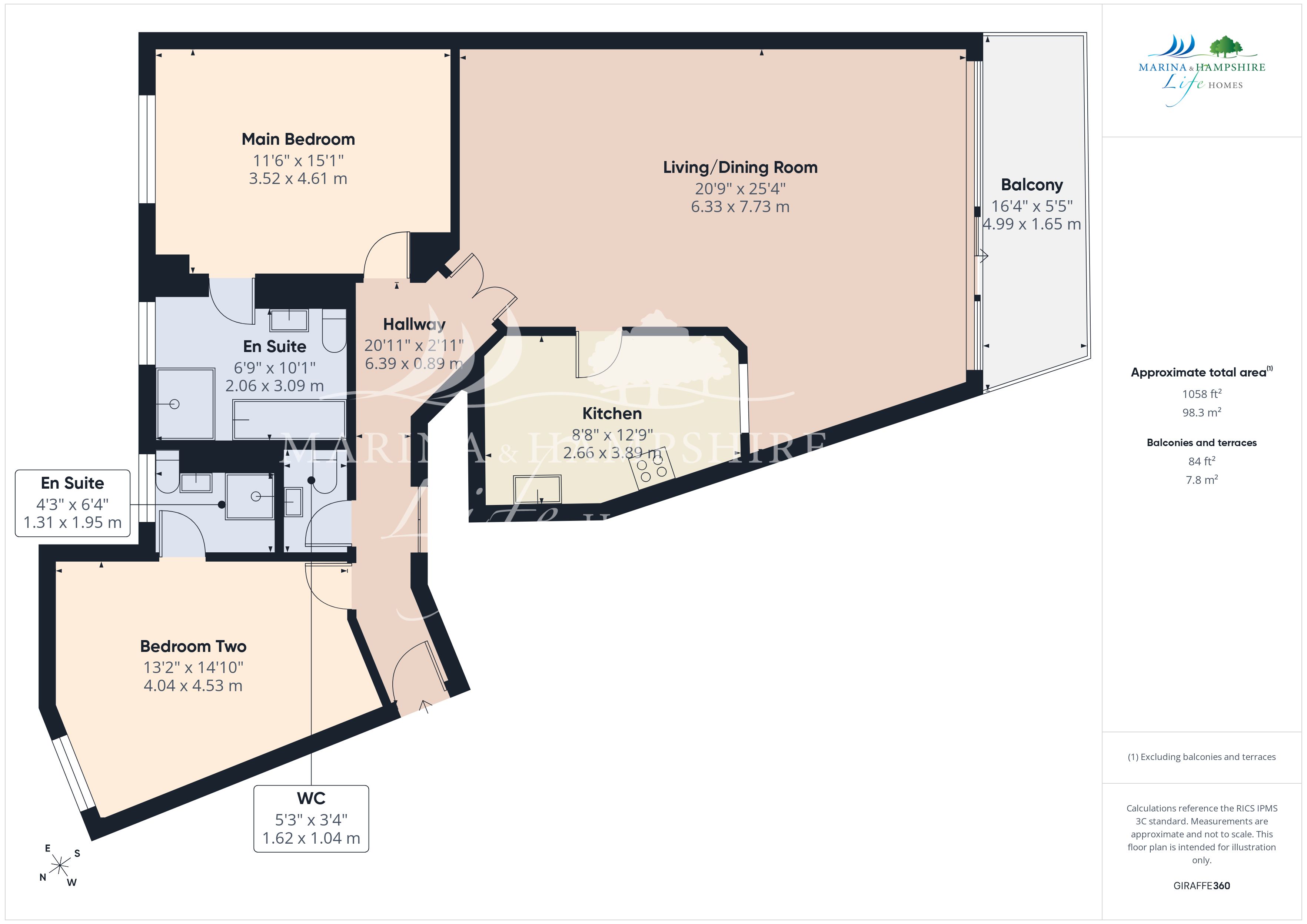 144, Oyster Quay, Port Solent, Portsmouth floorplan