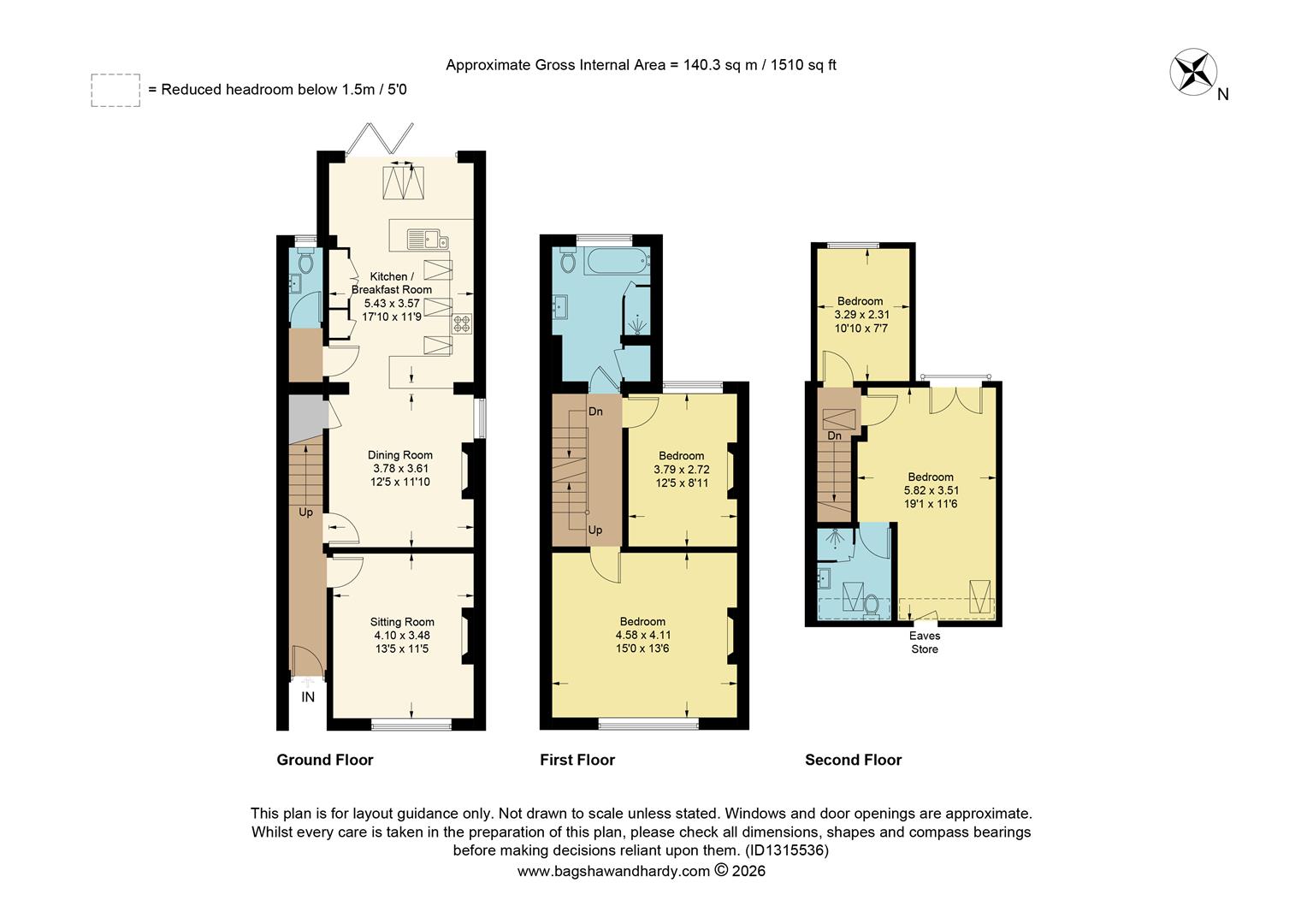 61, Barrow Green Road, Oxted floorplan
