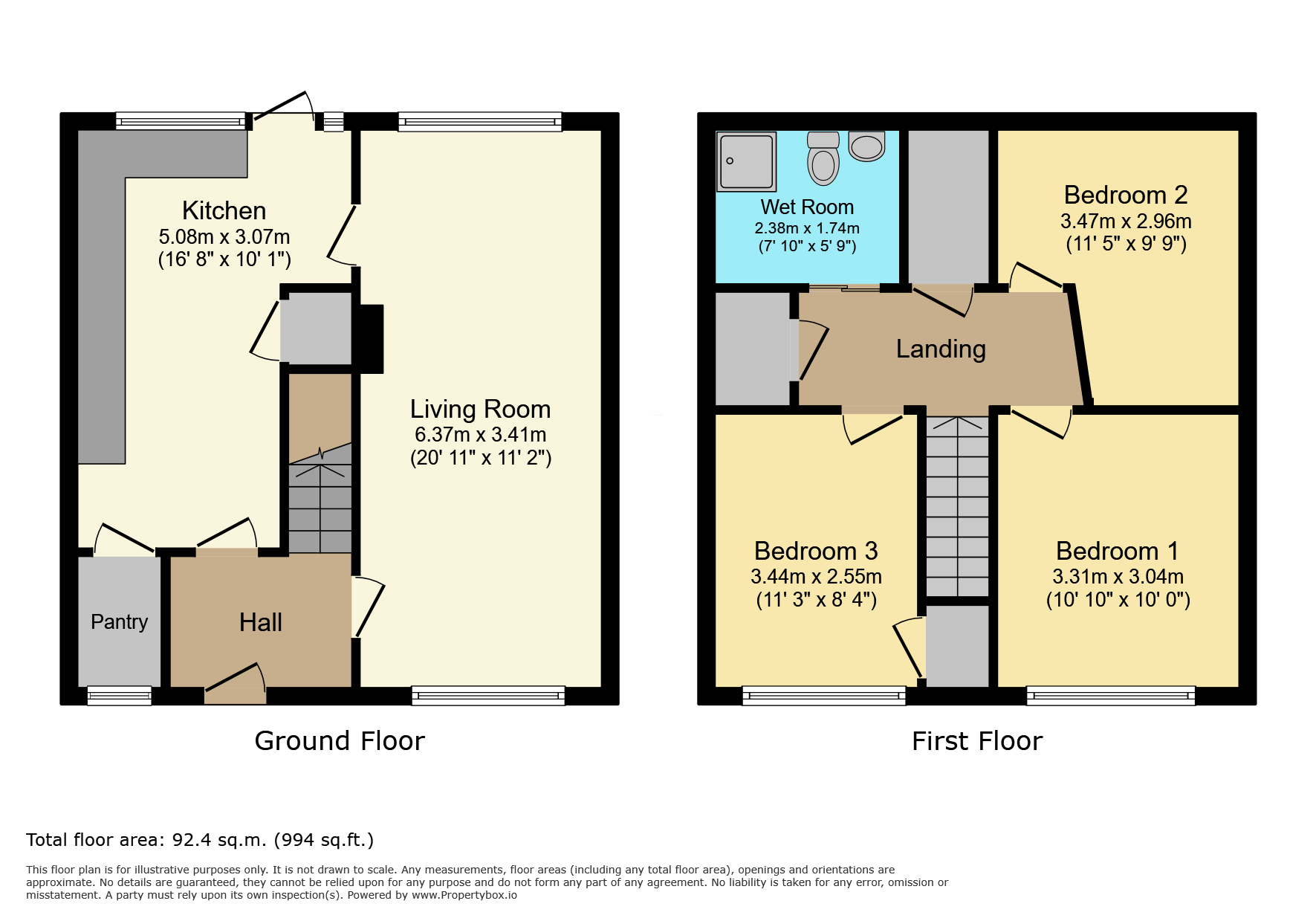 74 Brabazon Road, Leicester floorplan