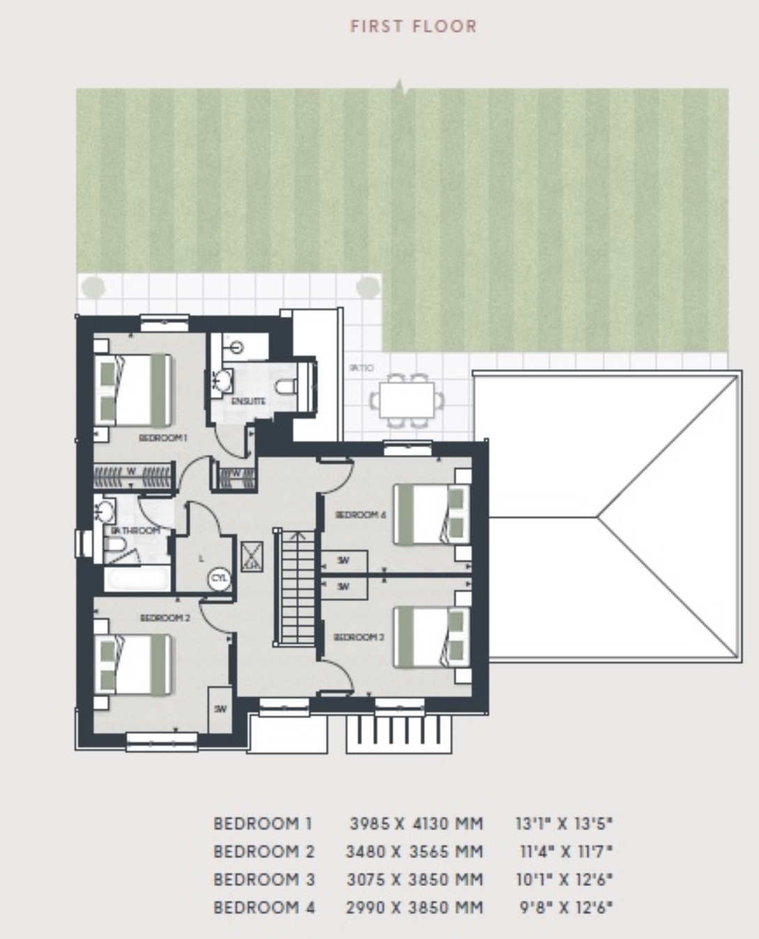 Berkeley , Tonbridge floorplan