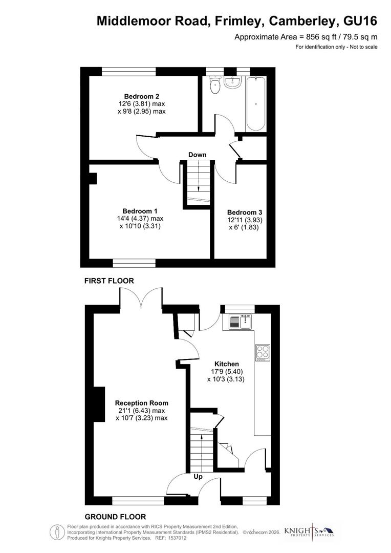 Middlemoor Road, Camberley floorplan