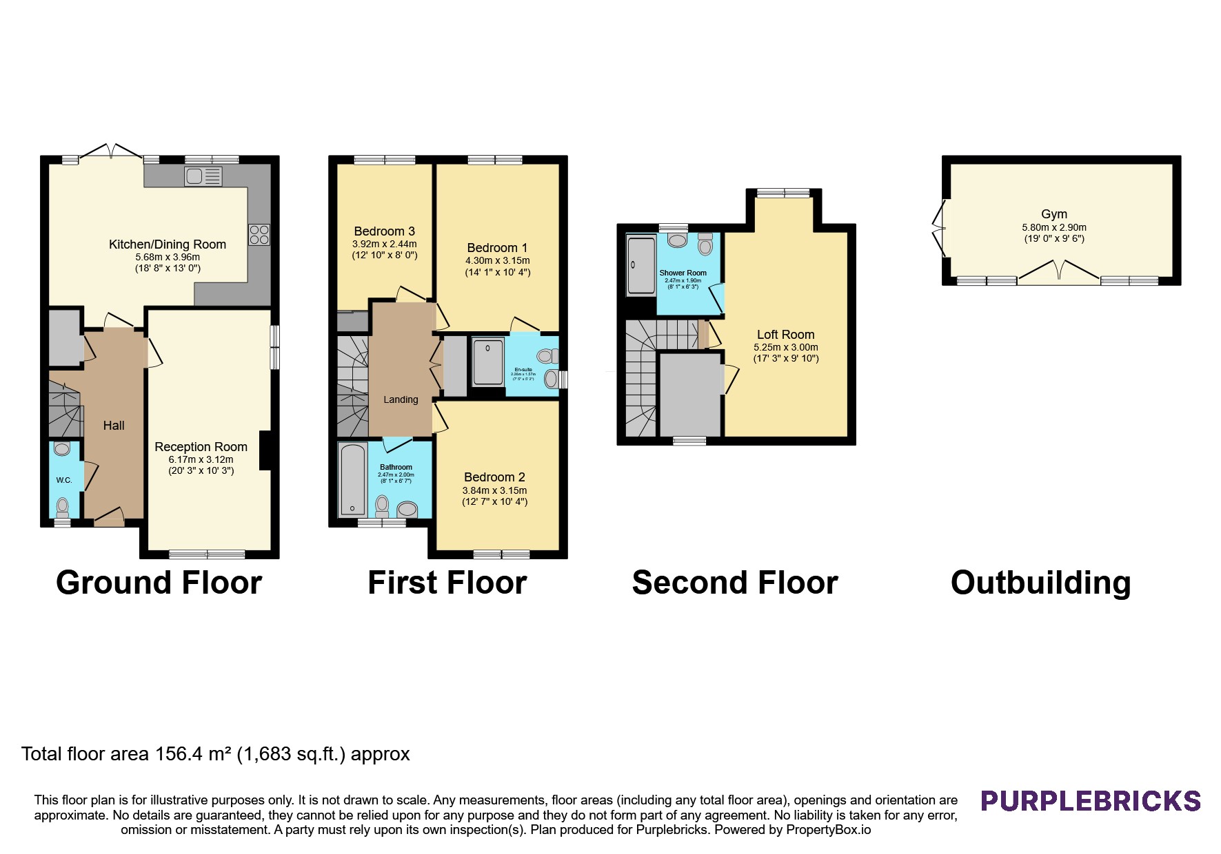 6, Meadow View, Waltham Abbey floorplan