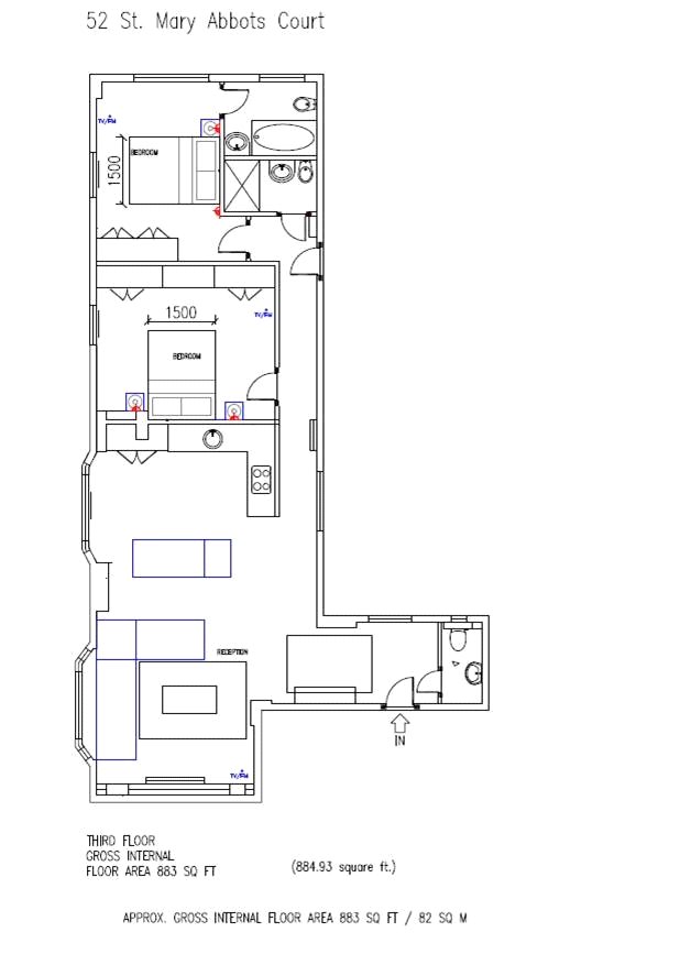 2 Bedrooms Flat to rent in St Mary Abbots Court, Warwick Gardens W14