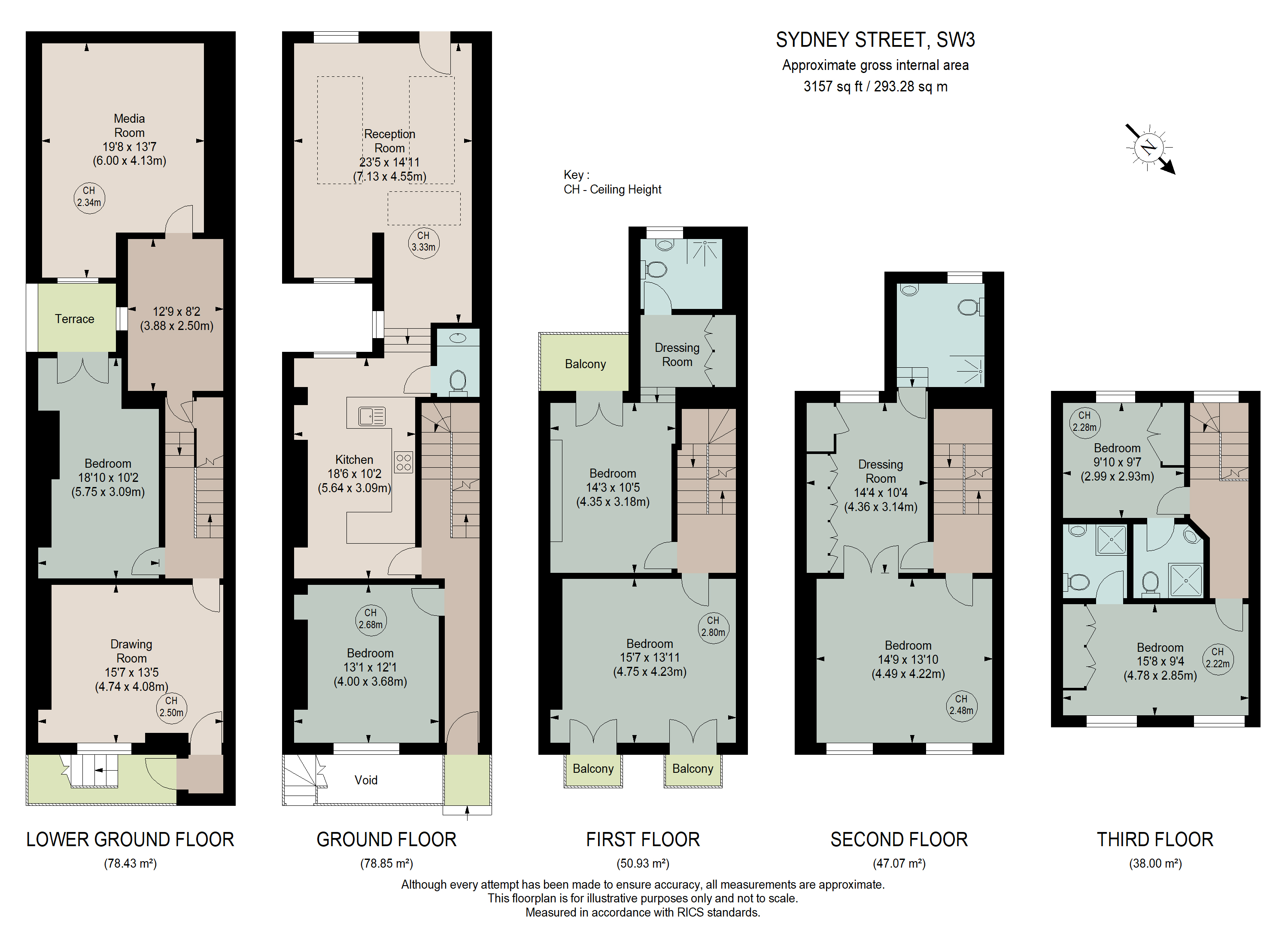 Sydney Street, London floorplan