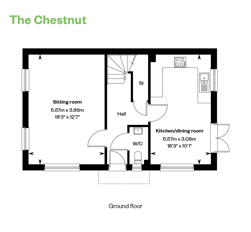 4, Station Lane, Milford, Godalming, Gu8 5Hs floorplan