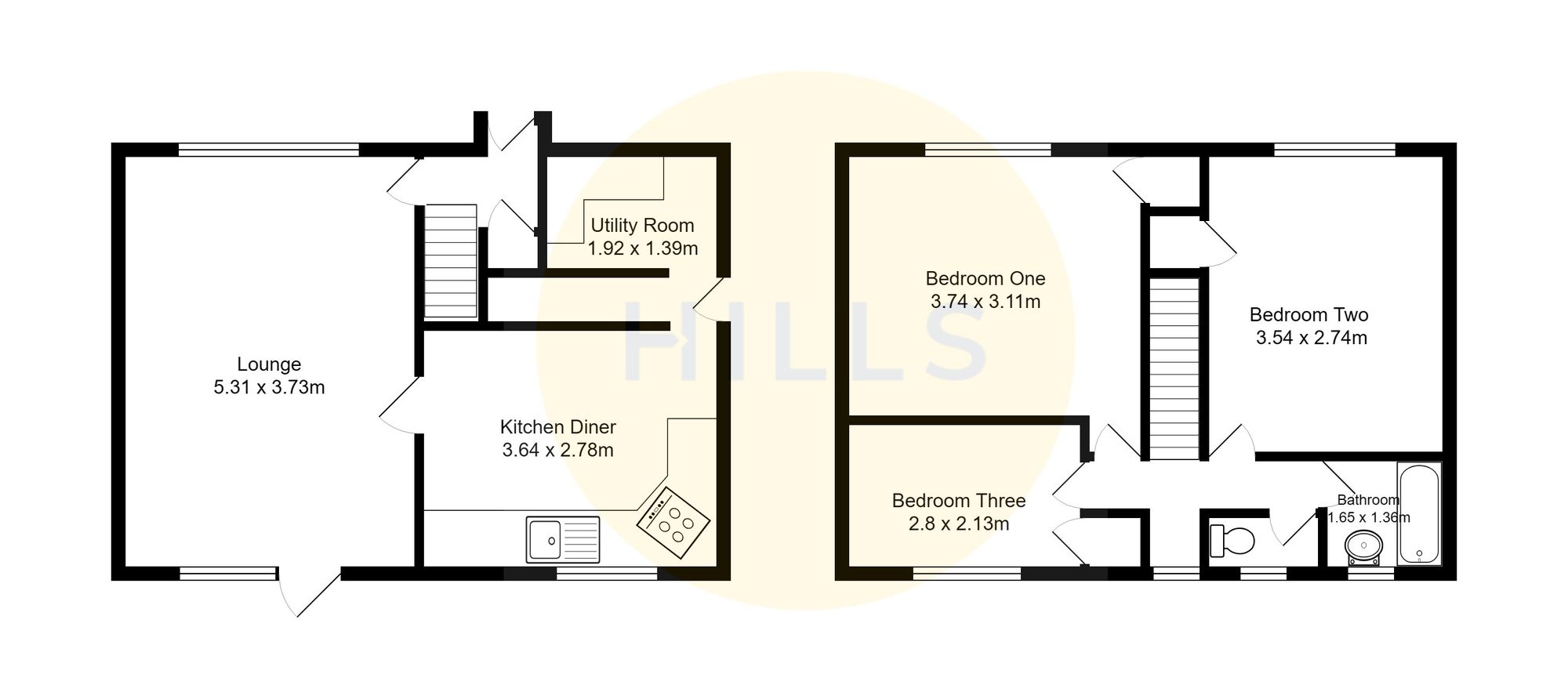 14 Hatton Avenue, Manchester floorplan