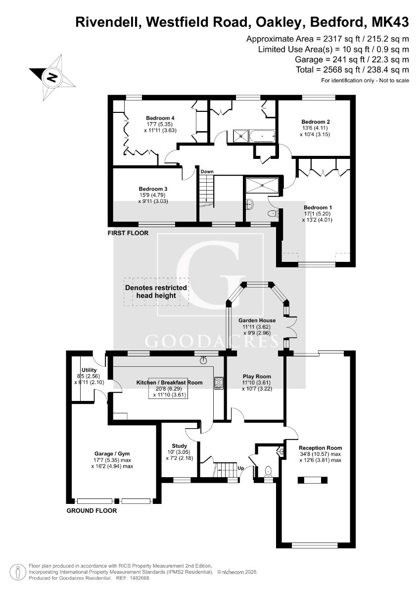 Rivendell, Westfield Road, Bedford floorplan