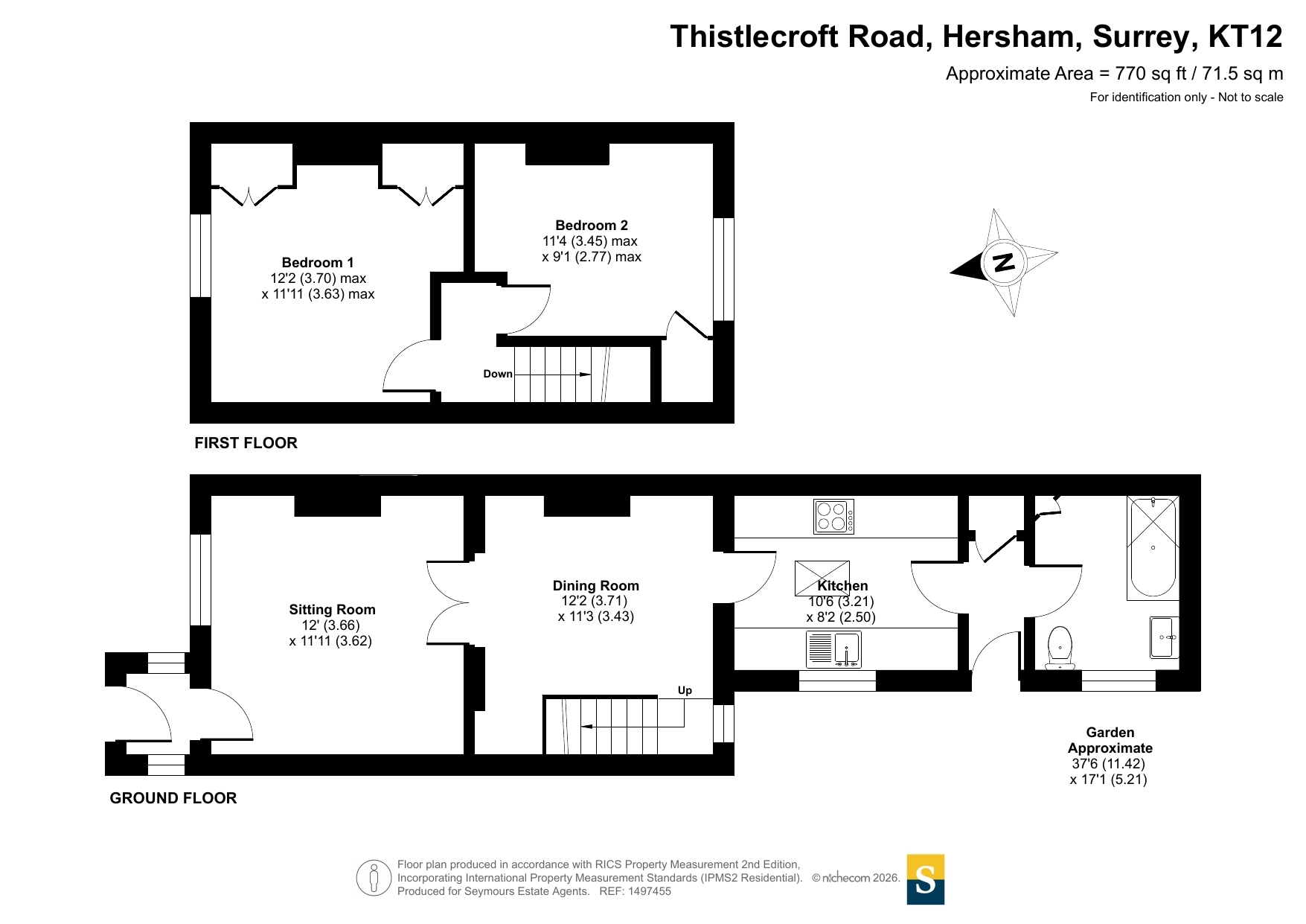 48, Thistlecroft Road, Surrey floorplan