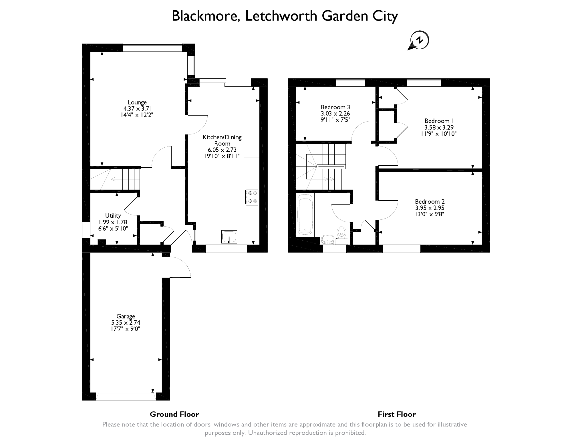 3 Bedrooms Detached house for sale in Blackmore, Letchworth Garden City SG6