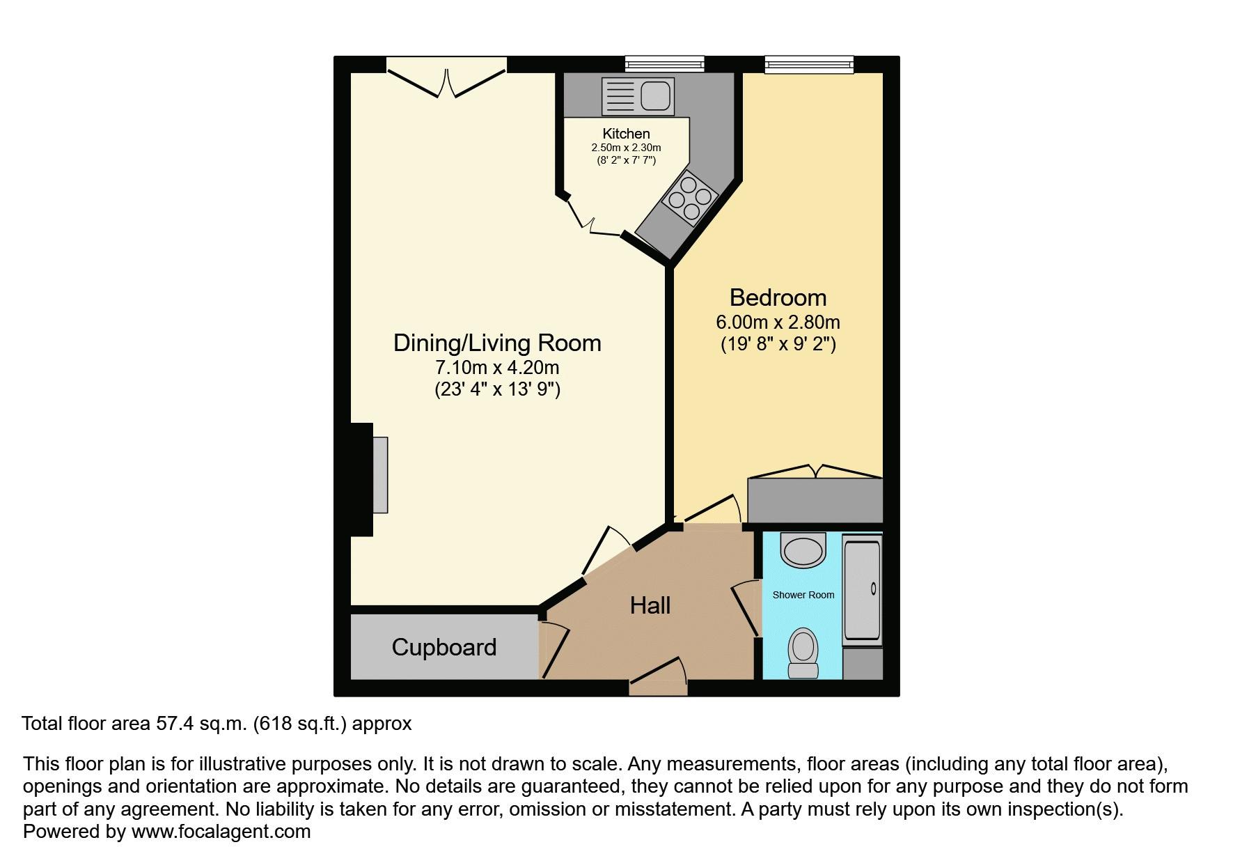 21, Kings Court (Sheffield), Crosspool floorplan