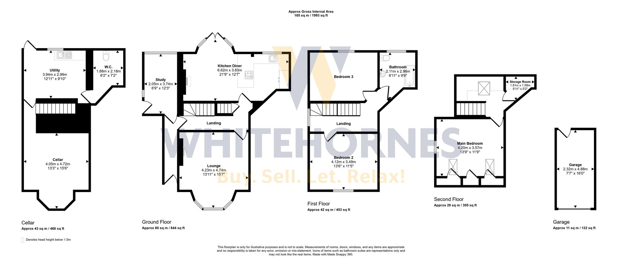 190a, Psalter Lane, Sheffield floorplan