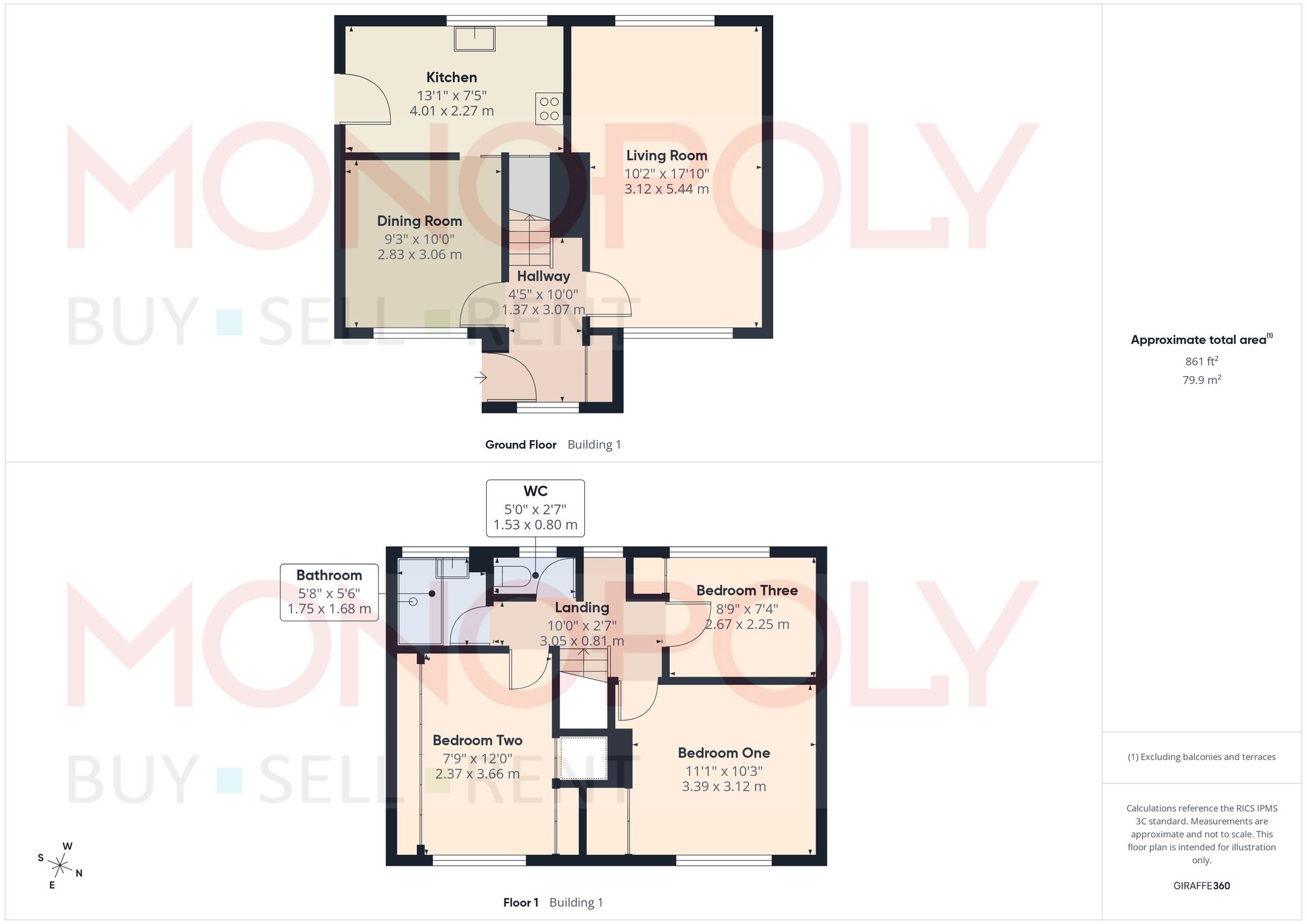 3 Dee Avenue, Wrexham floorplan