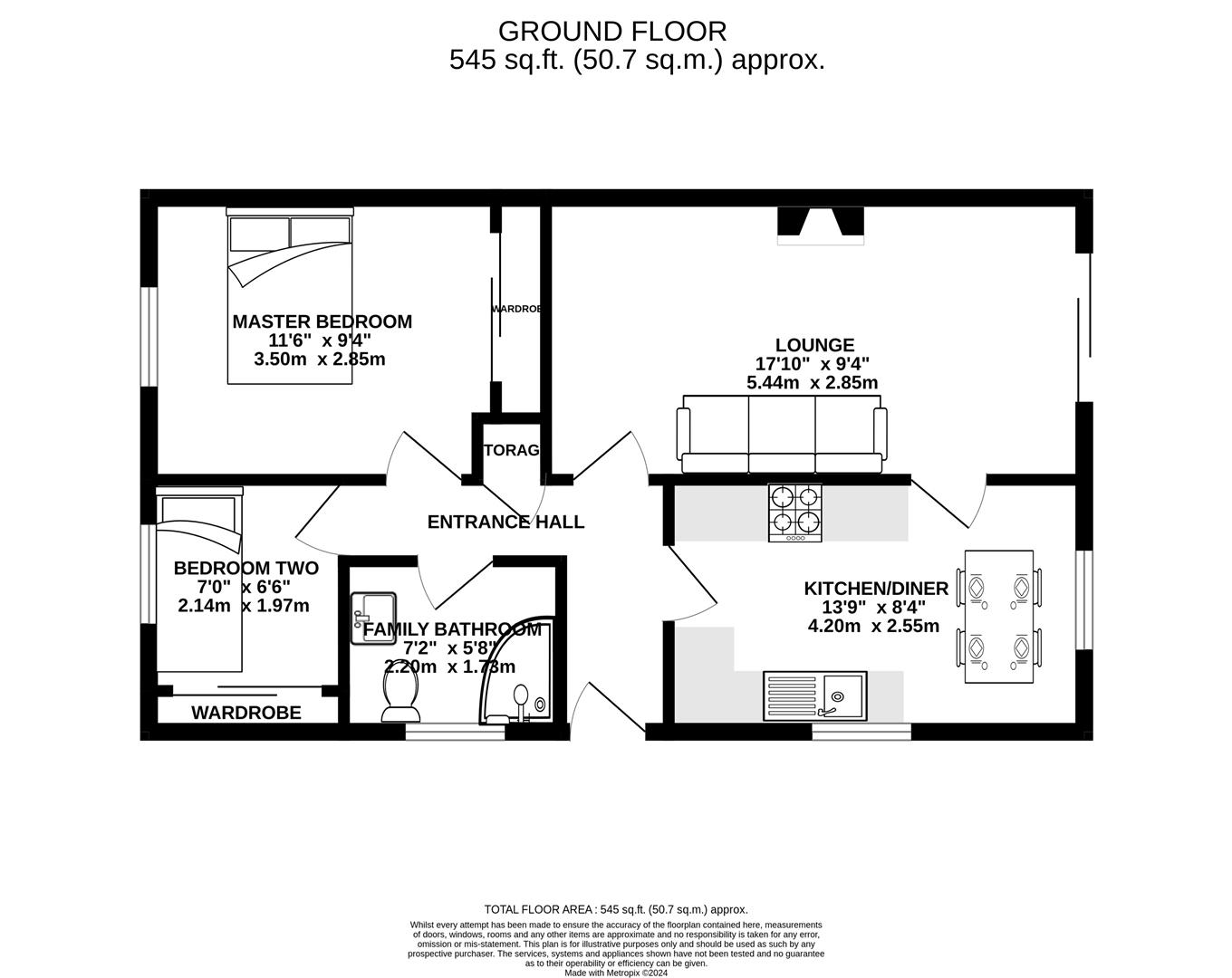 Edward Street, Bamber Bridge, Preston PR5, 2 bedroom semidetached