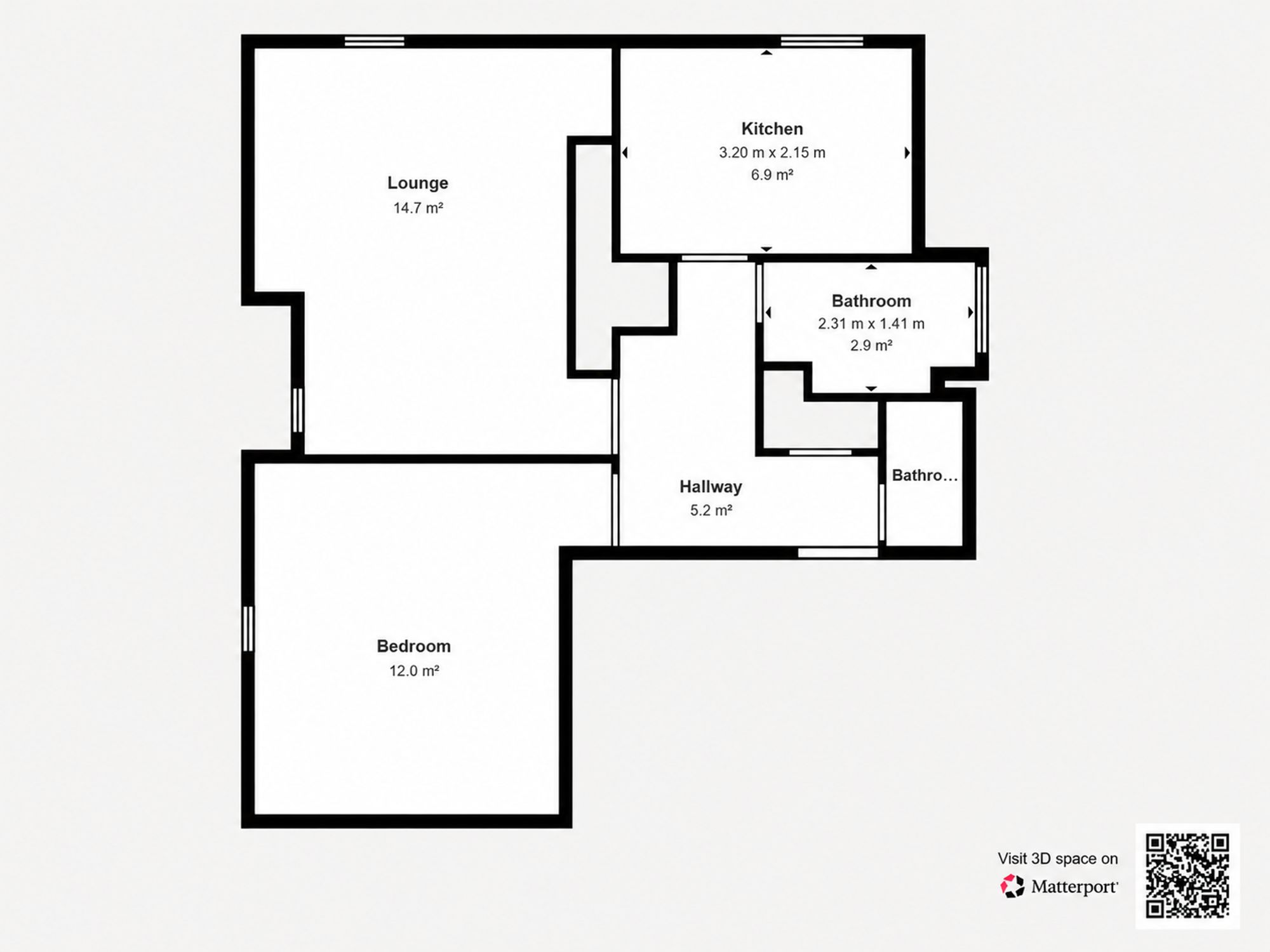 Flat 12, Drew House Leigham Avenue, London floorplan