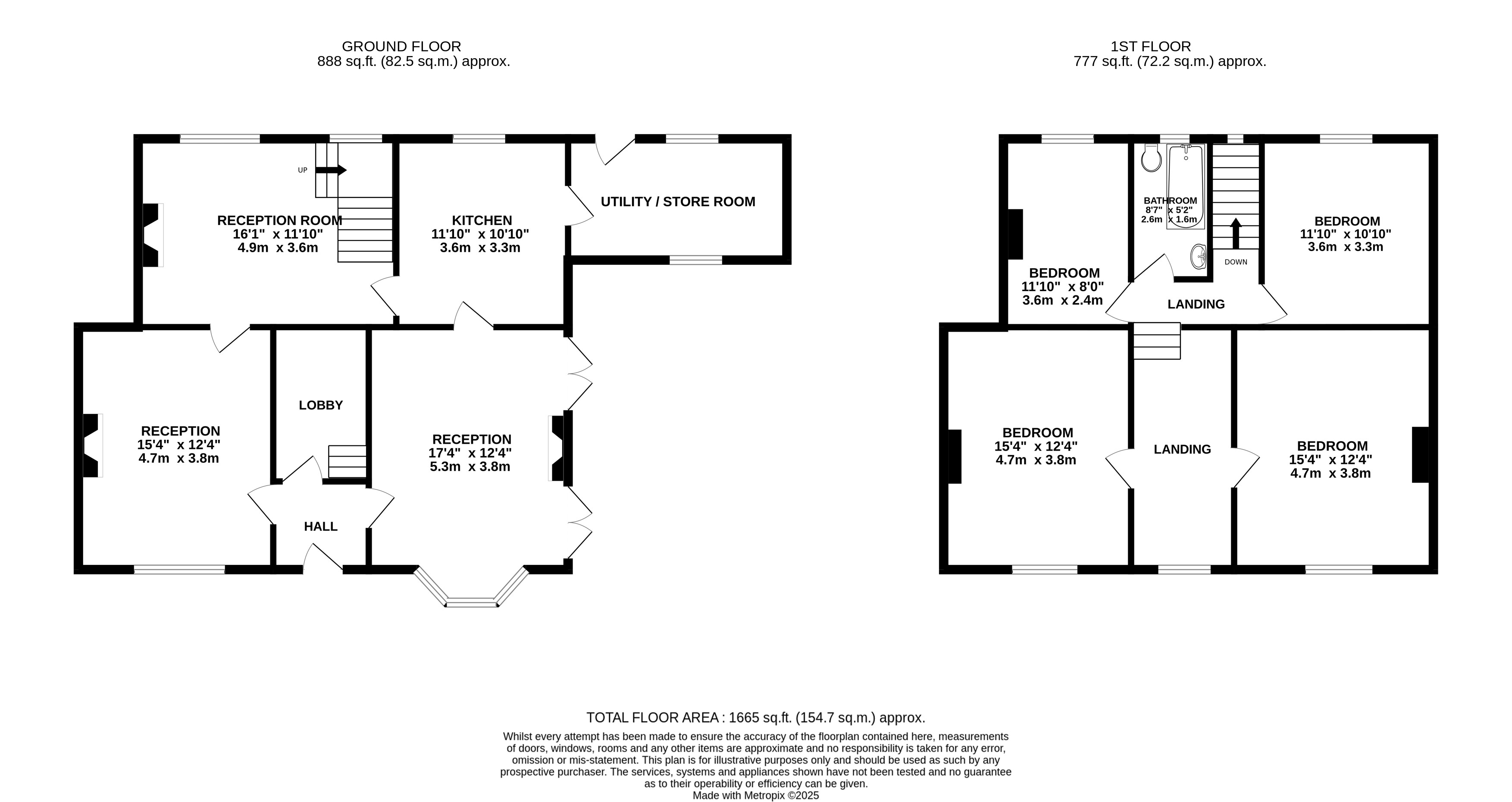 1, Grove Road, Burgess Hill floorplan