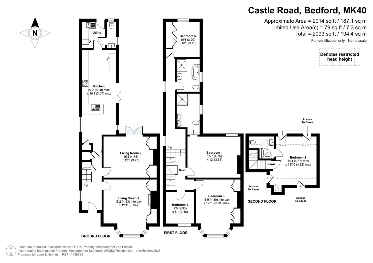 46, Castle Road, Bedford floorplan