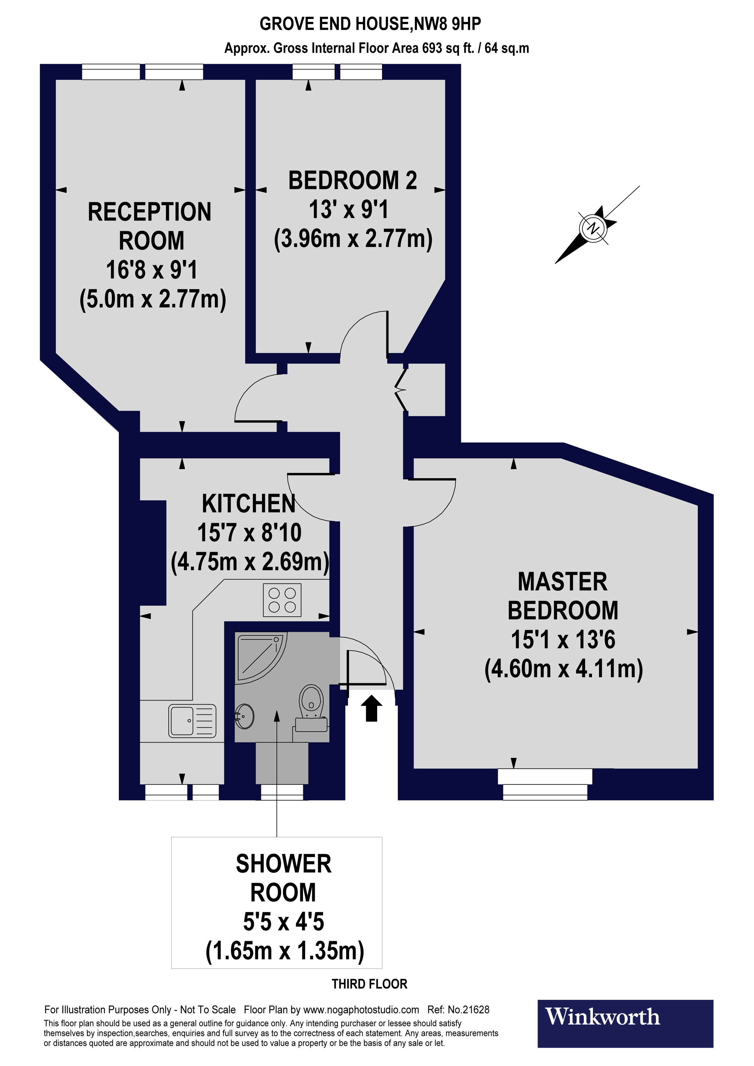 2 Bedrooms Flat to rent in Grove End House, Grove End Road NW8