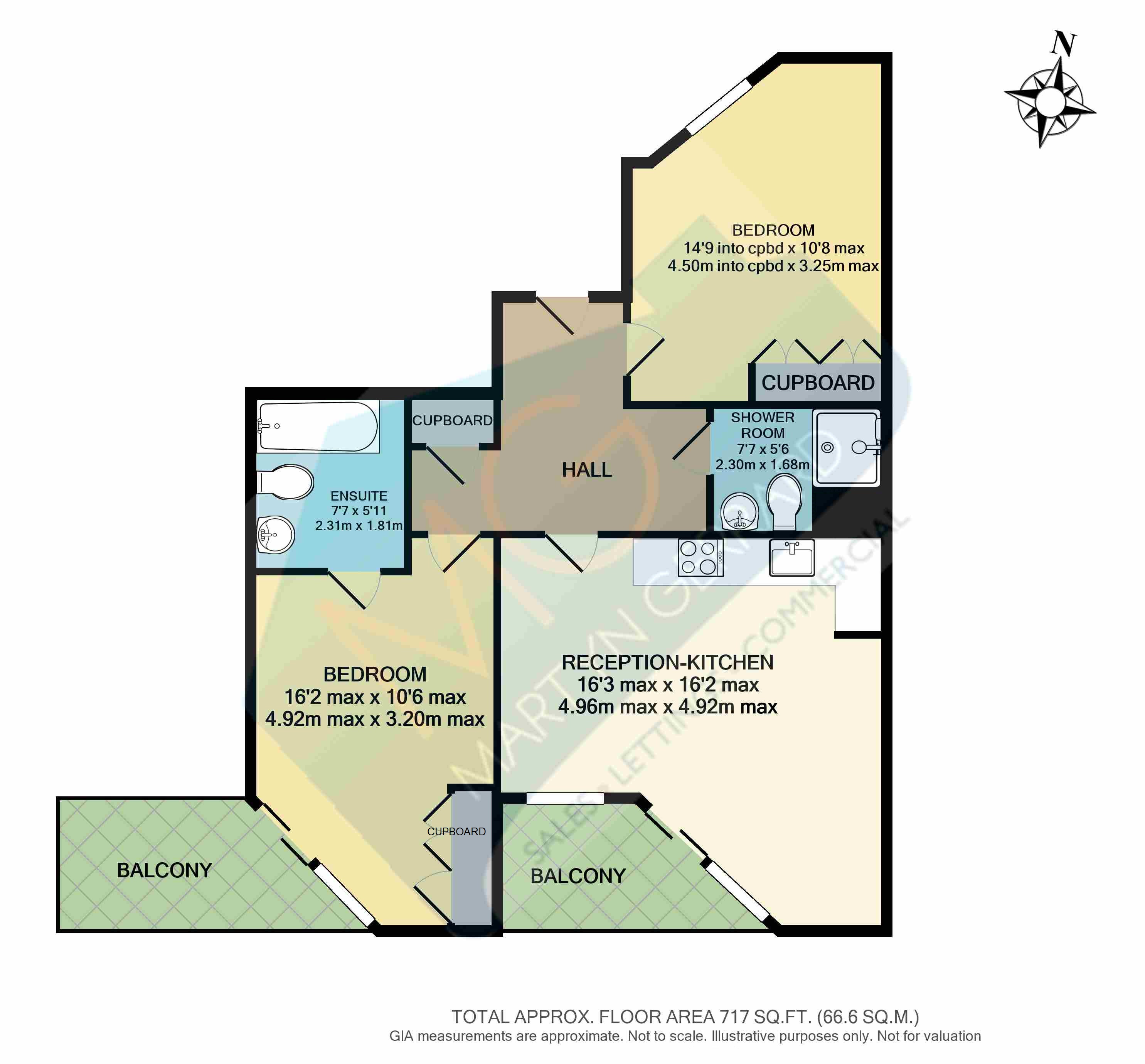 Flower Lane, Titan Court, Mill Hill NW7, 2 bedroom flat for sale