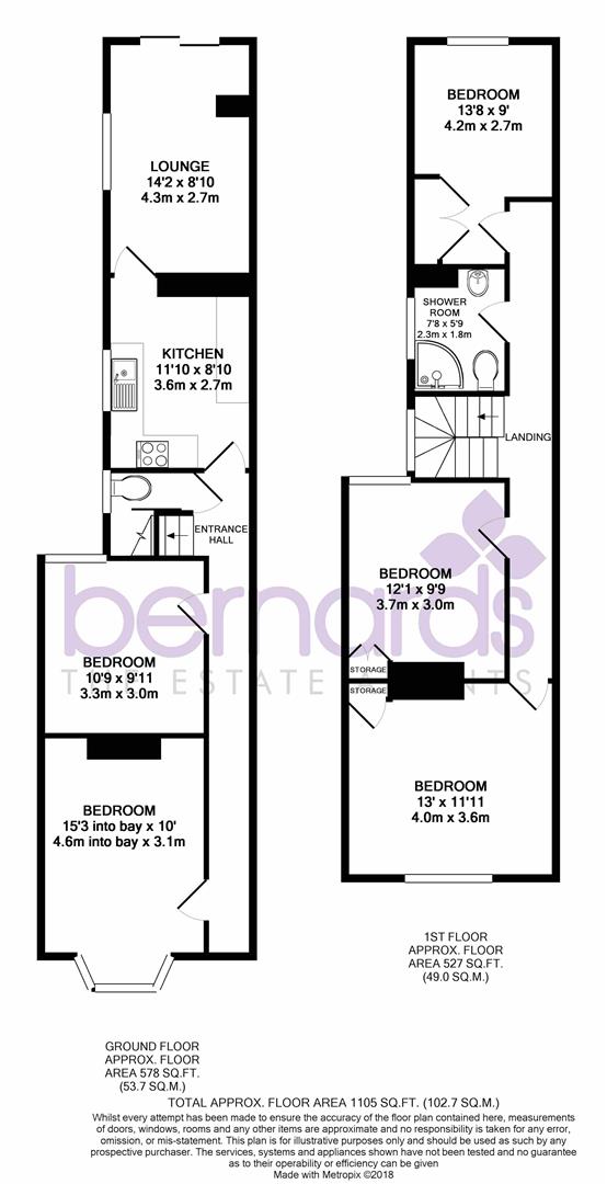 7, Orchard Road, Southsea floorplan