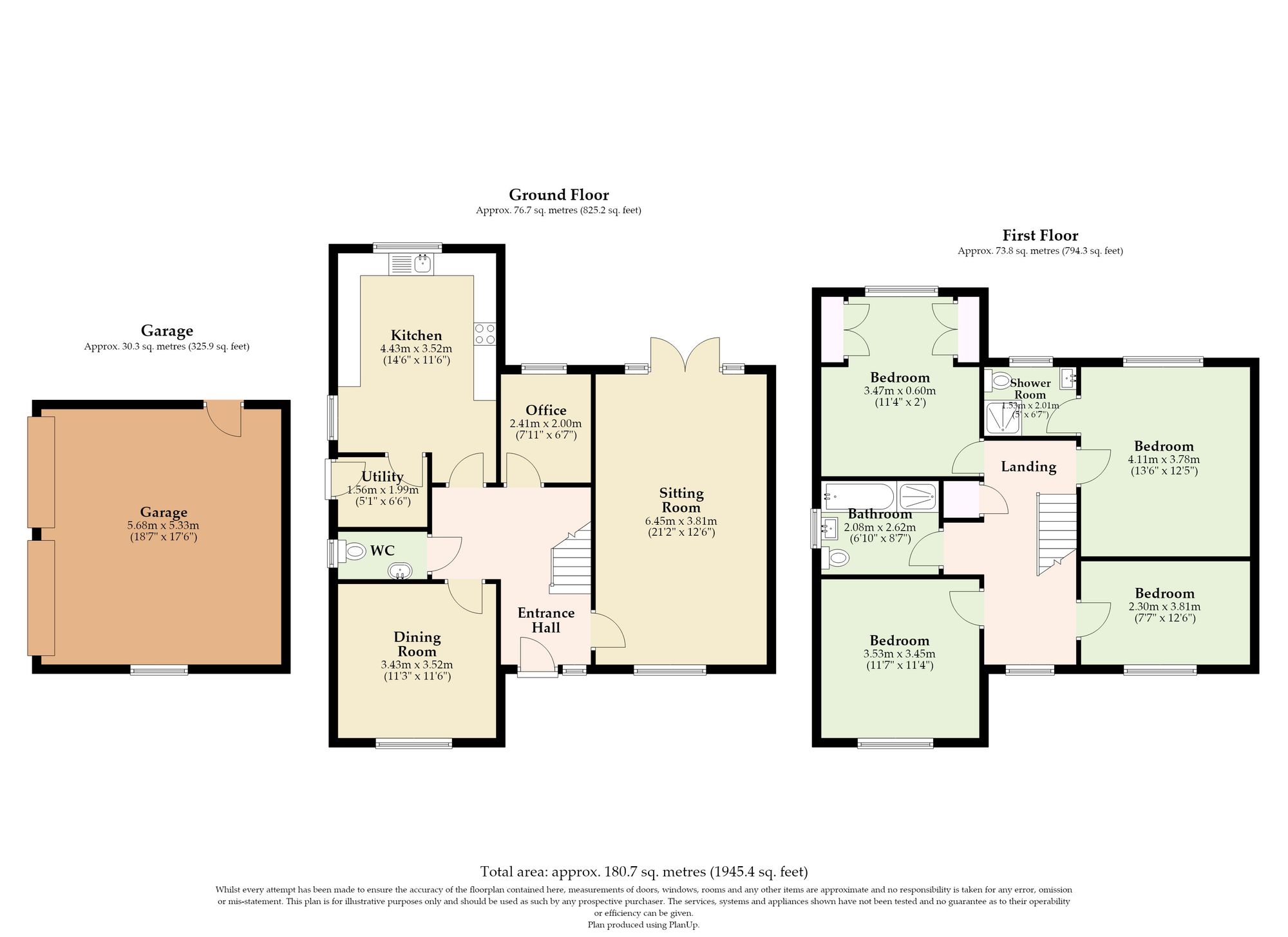 5 Spring Close, Eye floorplan