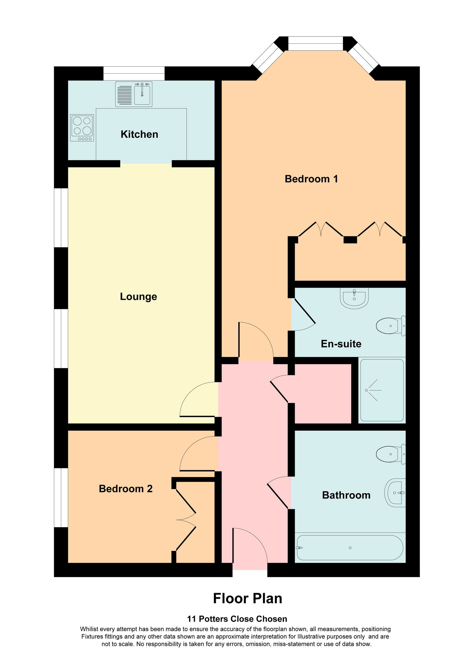 Potters Court,Apartment 11, Fenton Hall Close, Stoke-on-Trent floorplan