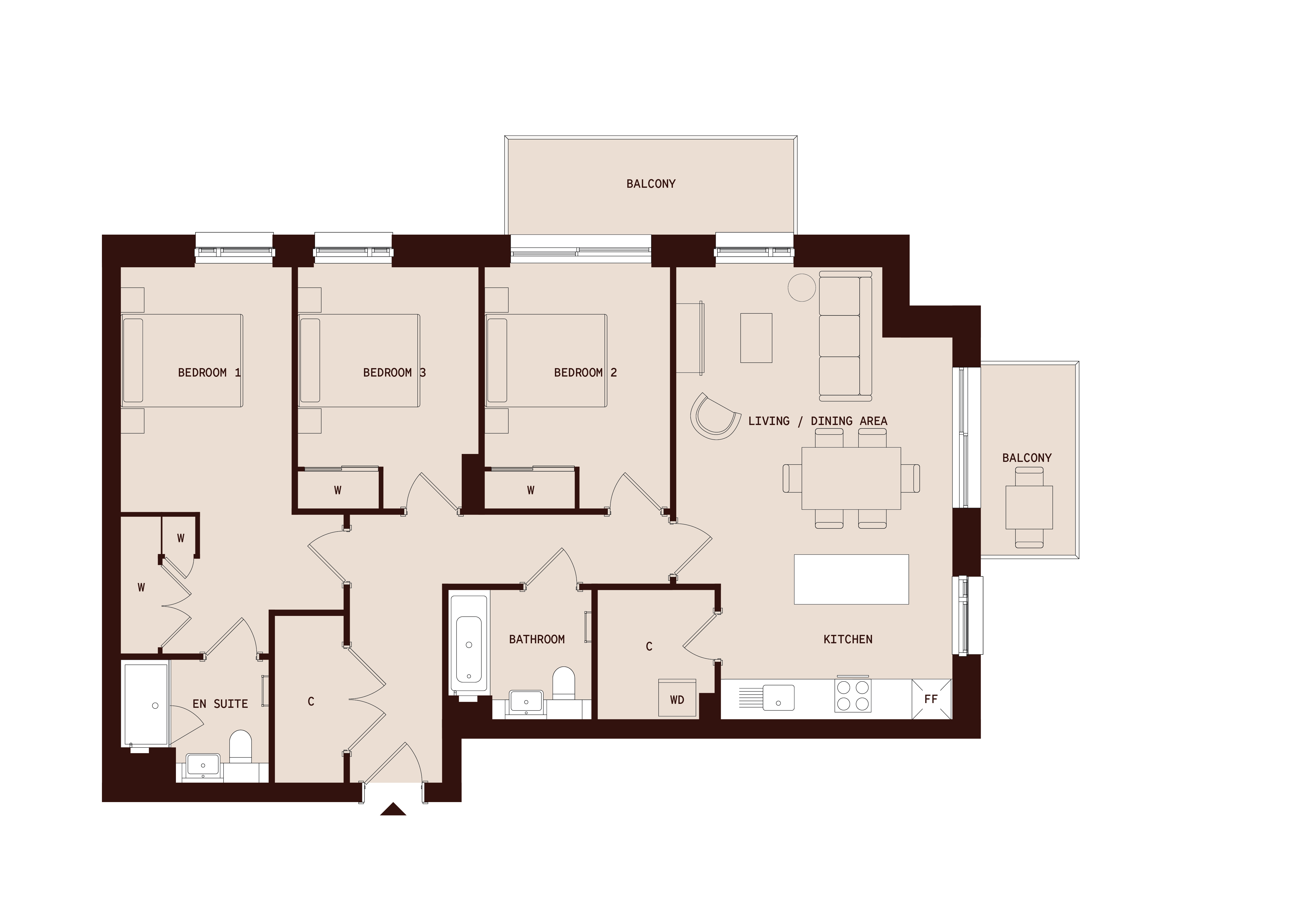 19 Beaufort Square, Colindale floorplan