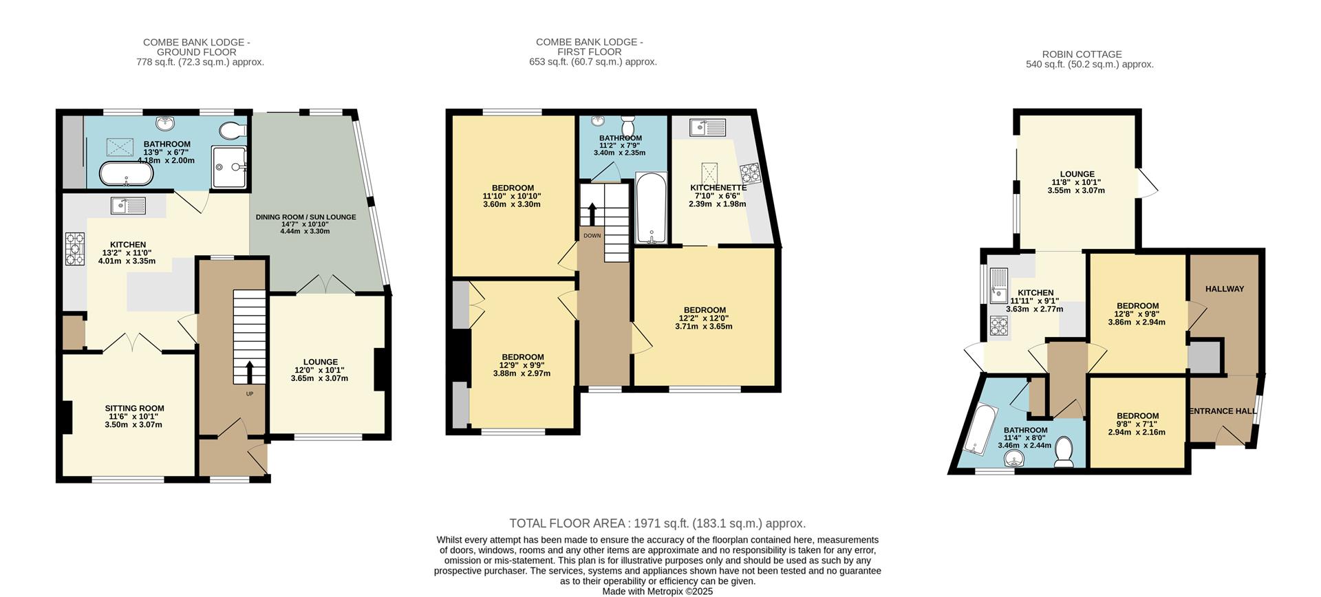 Combe Bank Lodge 113, New Road, Brixham floorplan