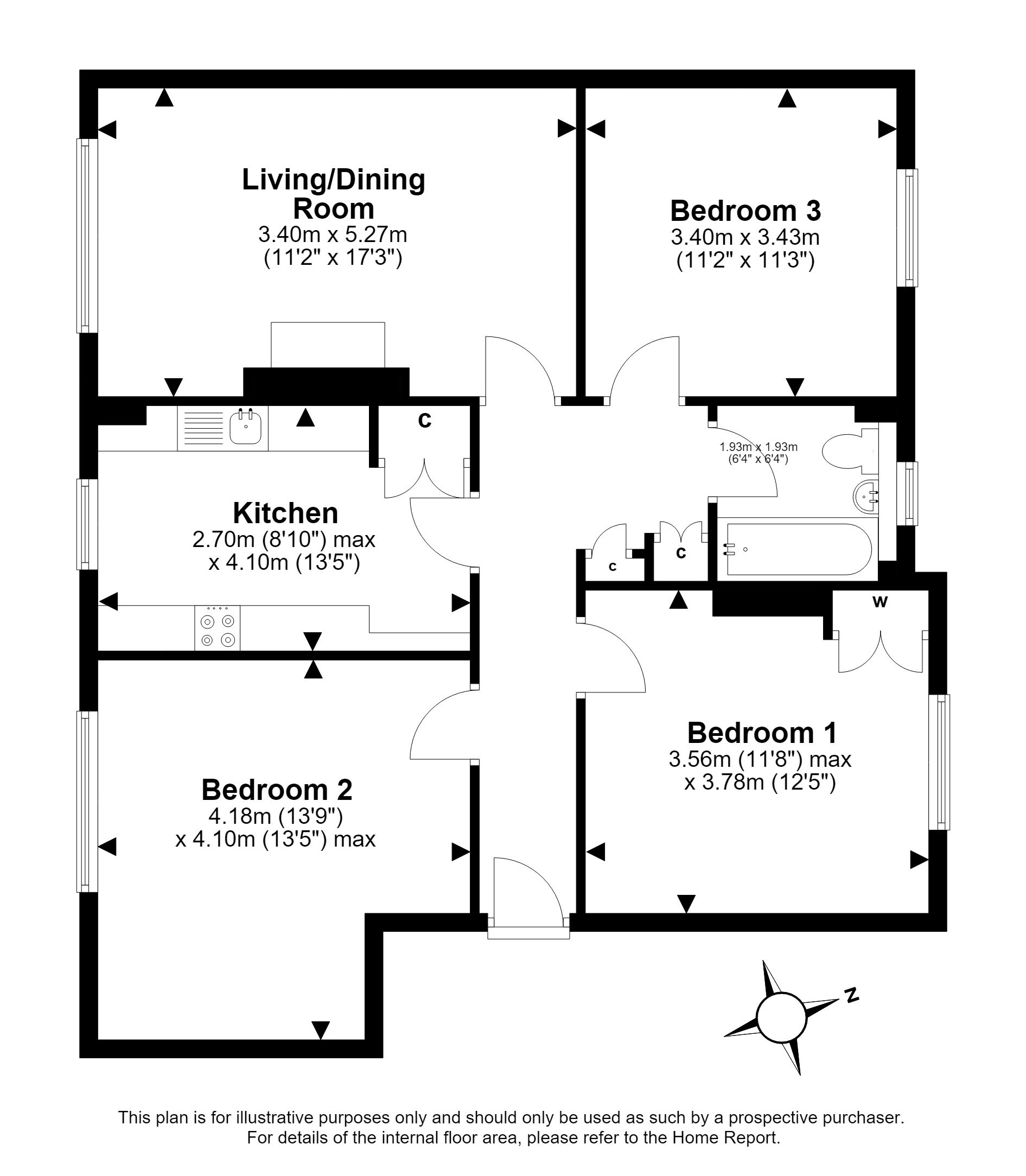 6D, Market Street, Musselburgh floorplan