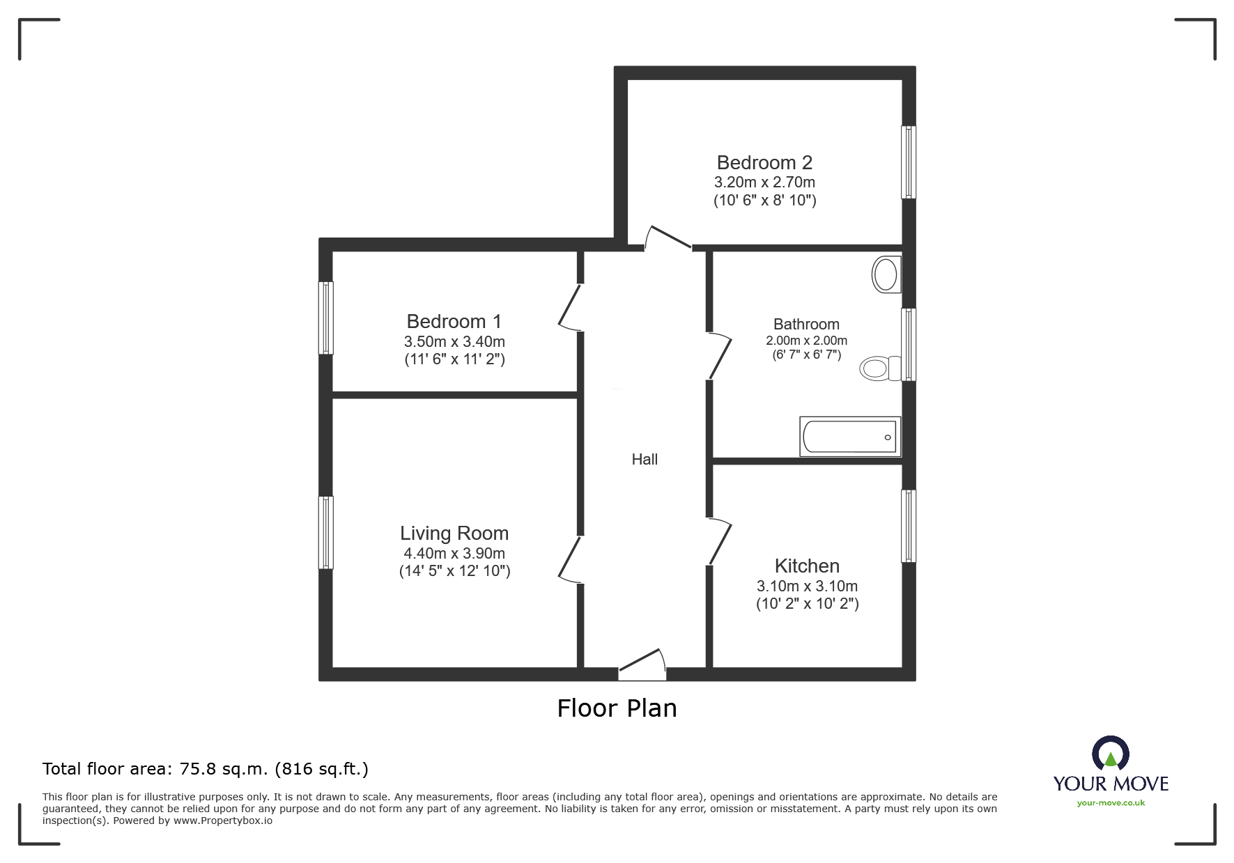 114, Tay Road, Leicester floorplan