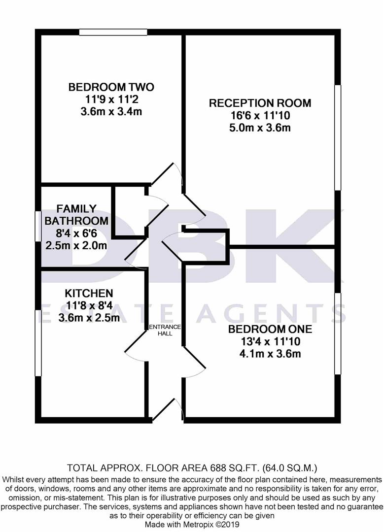 336, Convent Way, Southall floorplan