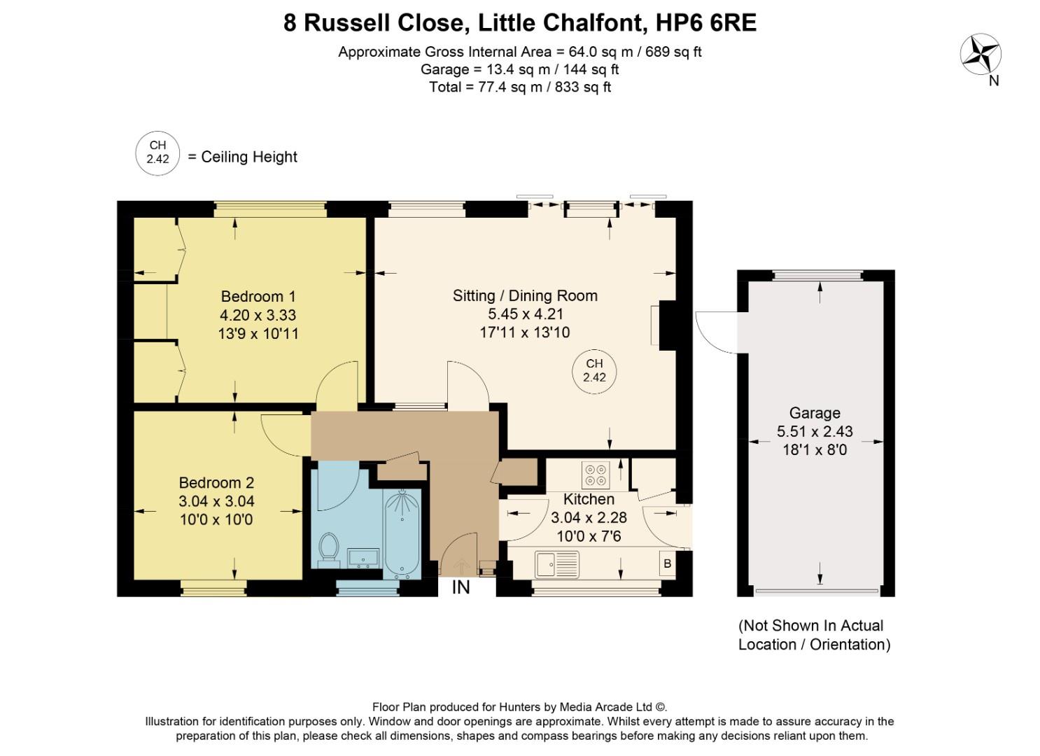 8, Russell Close, Little Chalfont floorplan