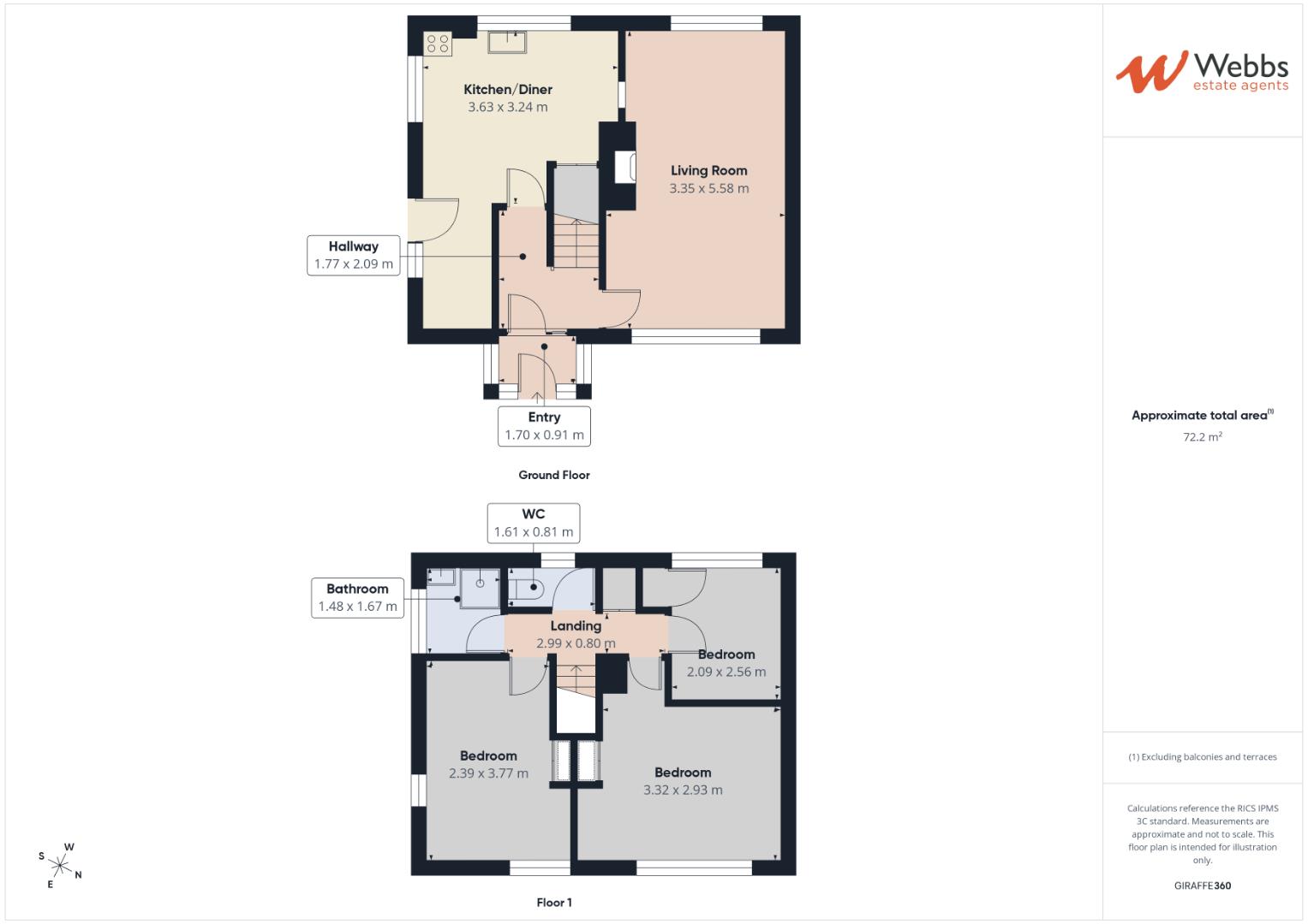 6, Trent Road, Walsall floorplan