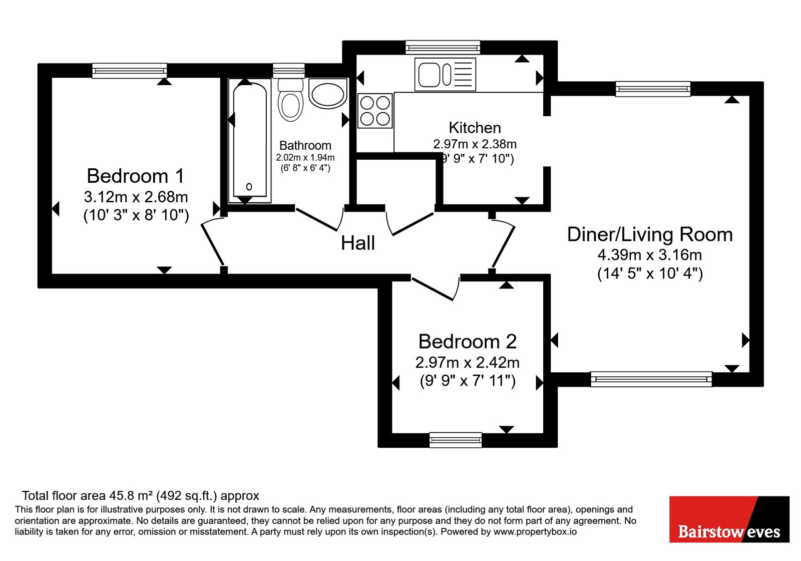 11, Parnell Close, Grays floorplan