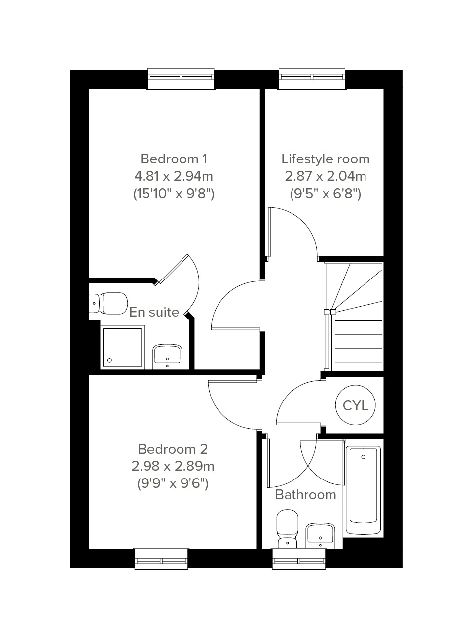 200, Broad Street Green Road, Heybridge floorplan