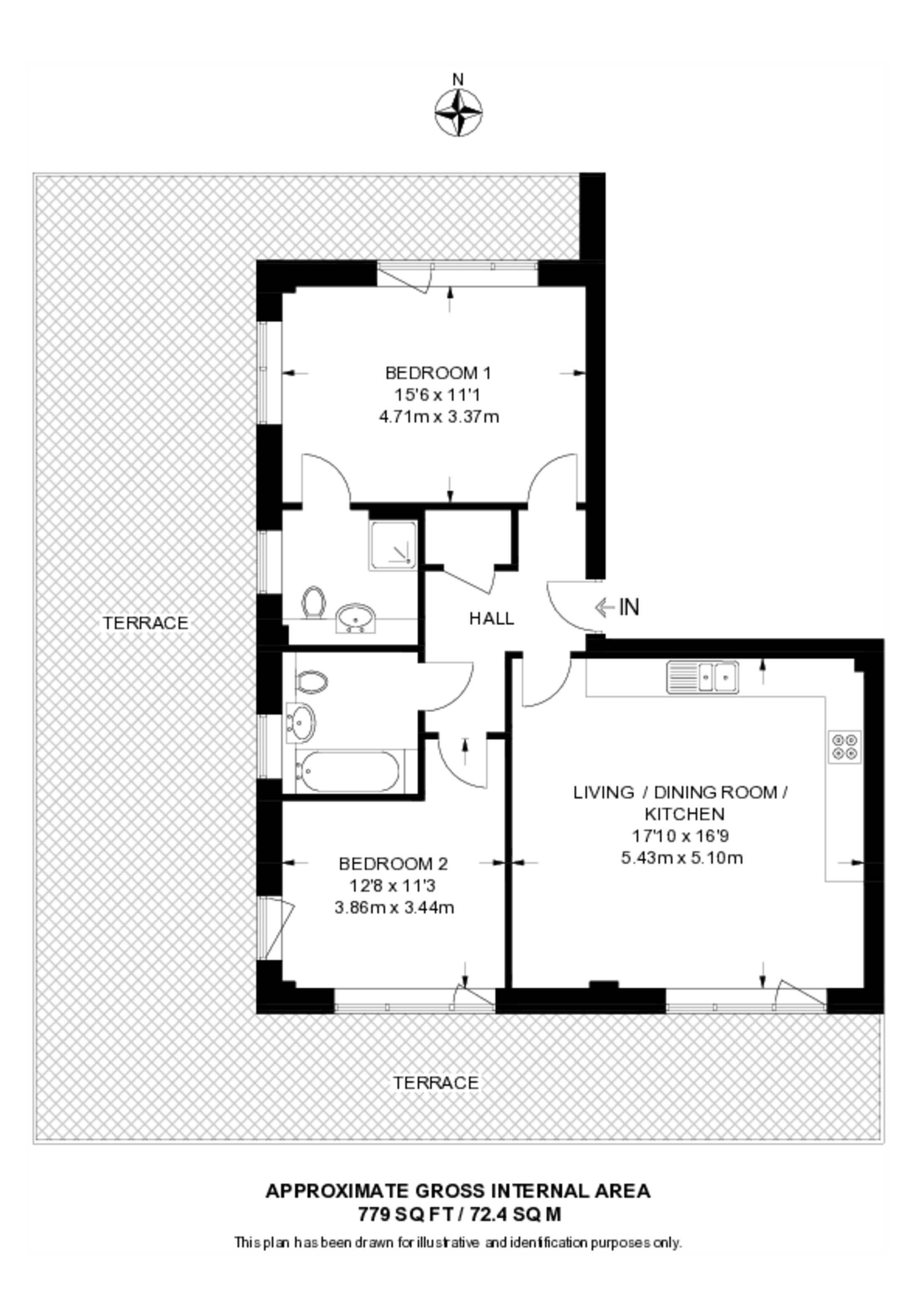 Bolinder Way, E3, Tower Hamlets floorplan