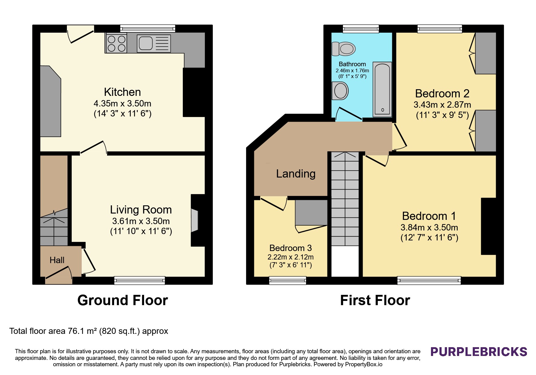 11, Jubilee Road, Manchester floorplan