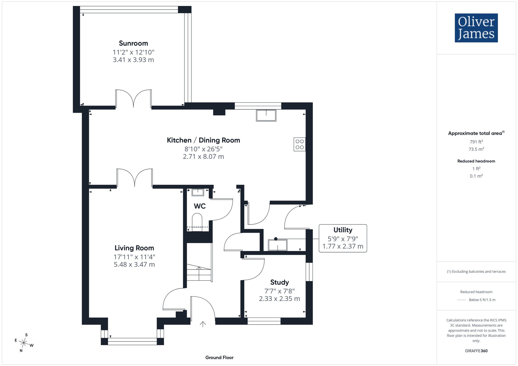 15 Bowland Close, Huntingdon floorplan